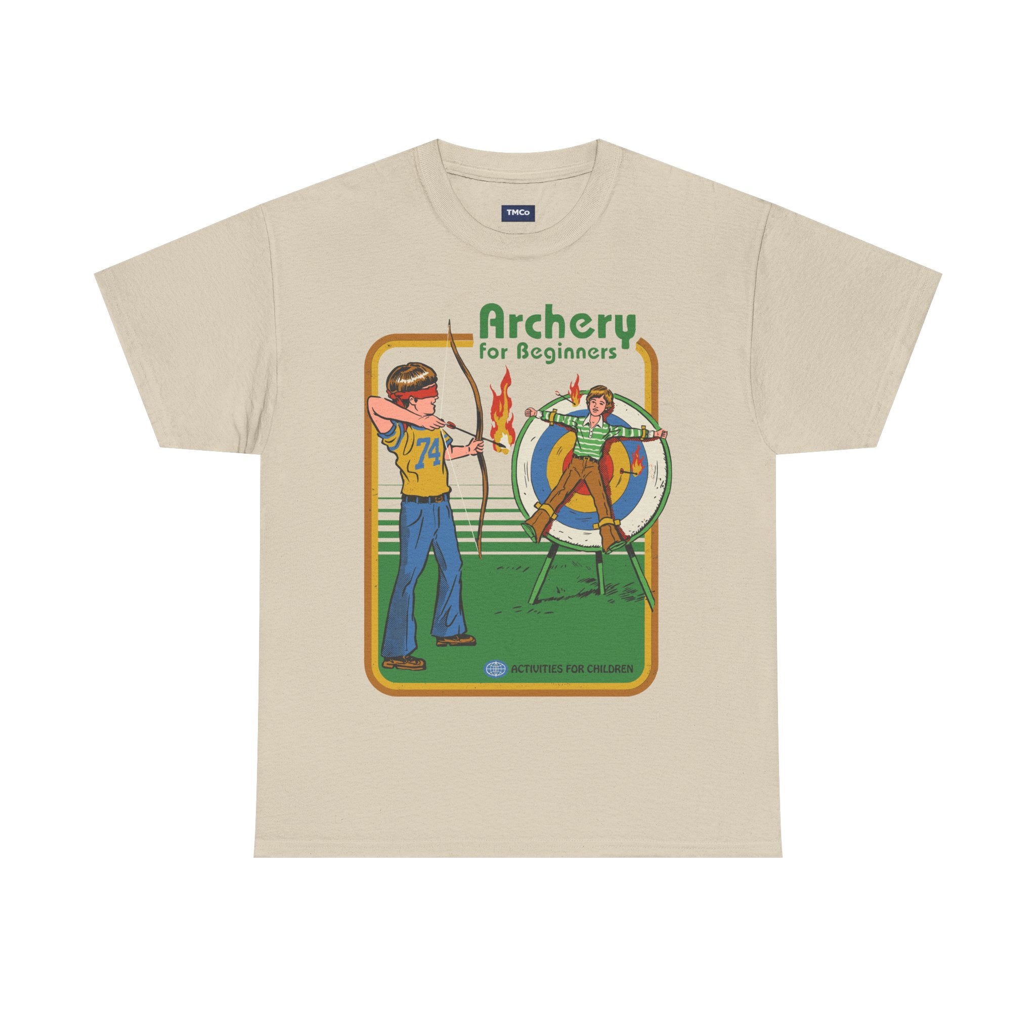 Archery for Beginners Tee - Retro Instructional Archery Graphic T-Shirt