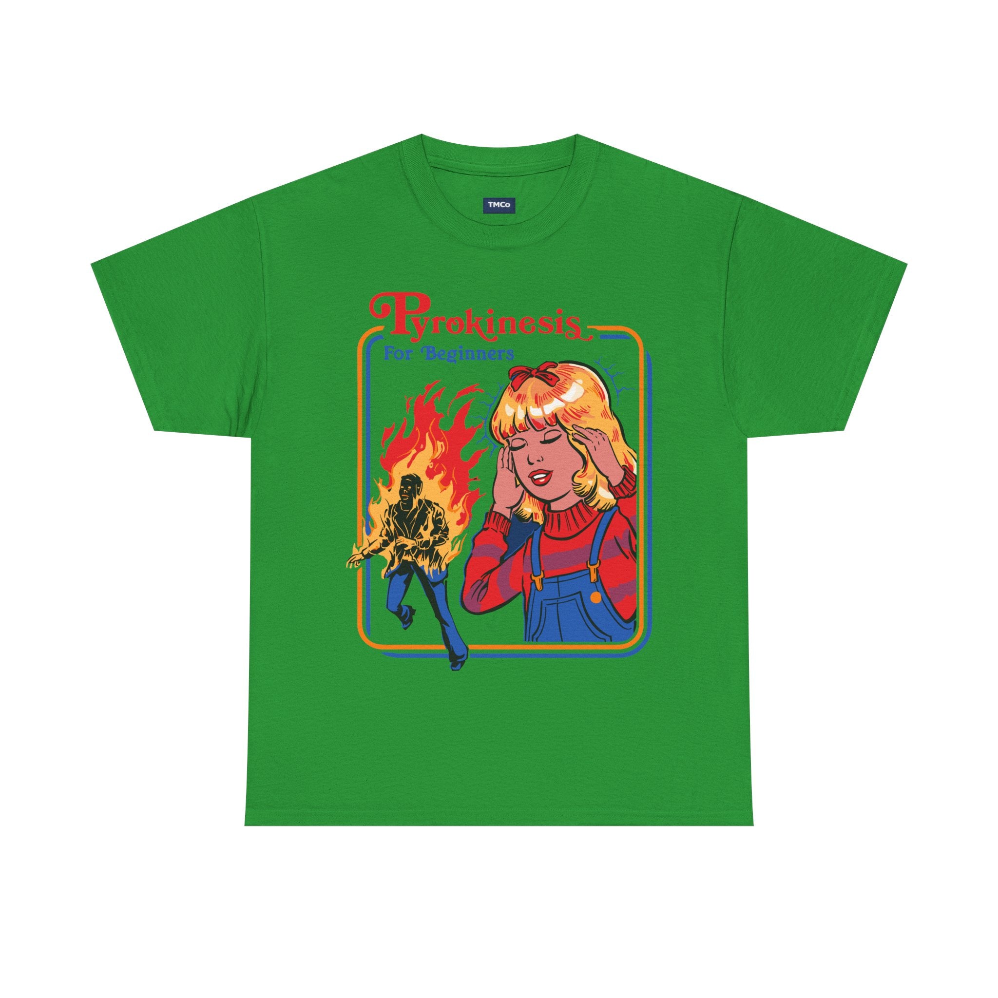 Pyrokinesis Tee — "Pyrokinesis for Beginners" Retro Horror Graphic T-Shirt