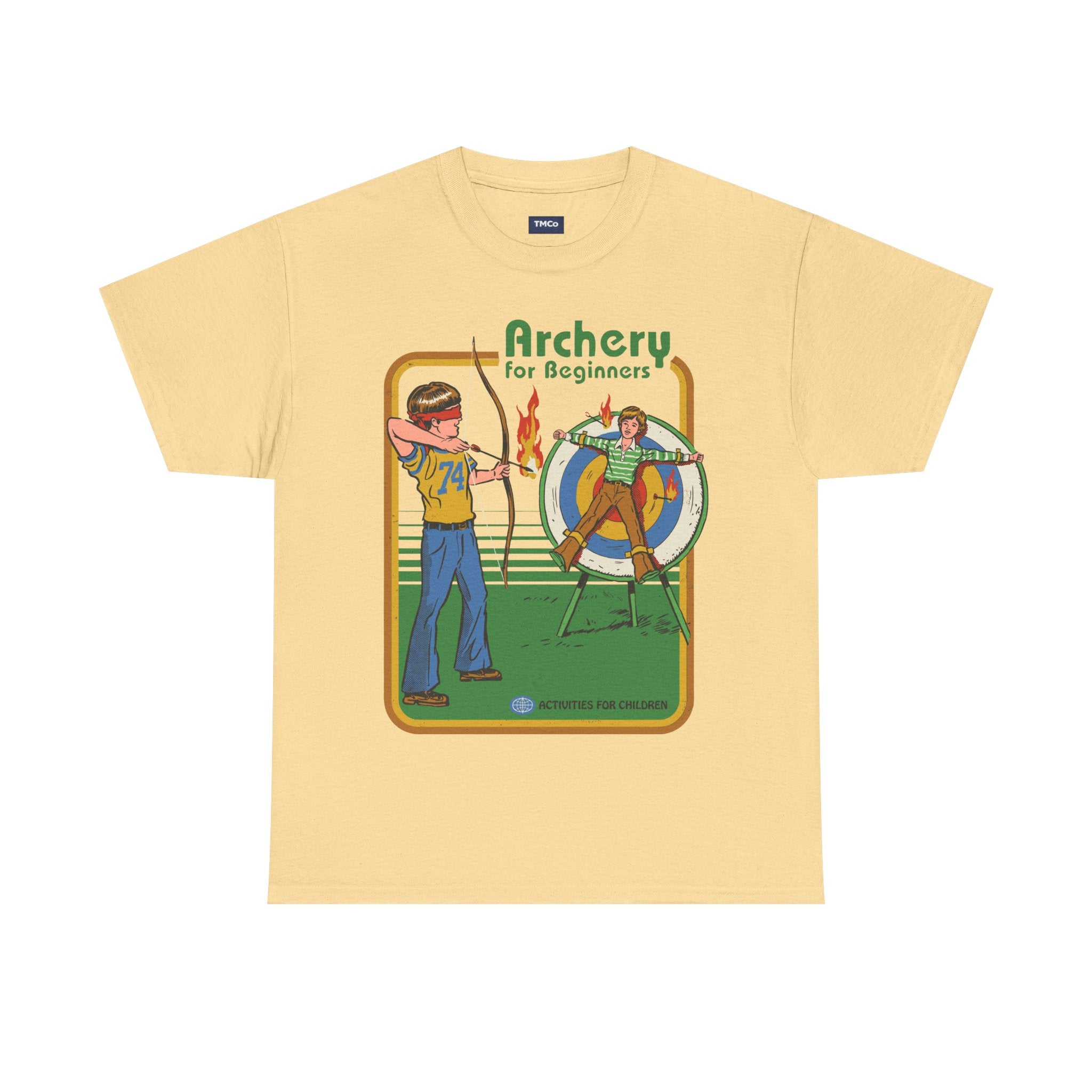 Archery for Beginners Tee - Retro Instructional Archery Graphic T-Shirt