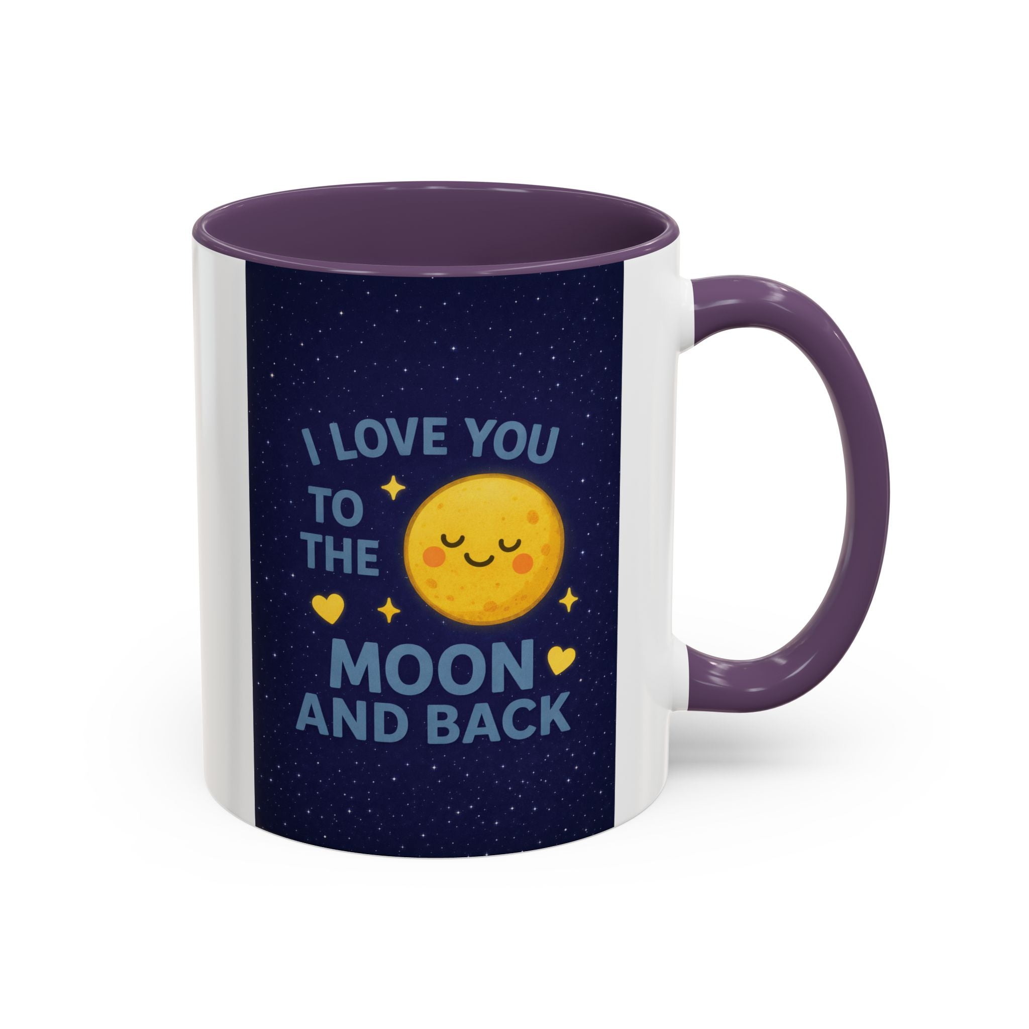 I Love You to the Moon and Back Coffee Mug — Cute Moon Accent Mug