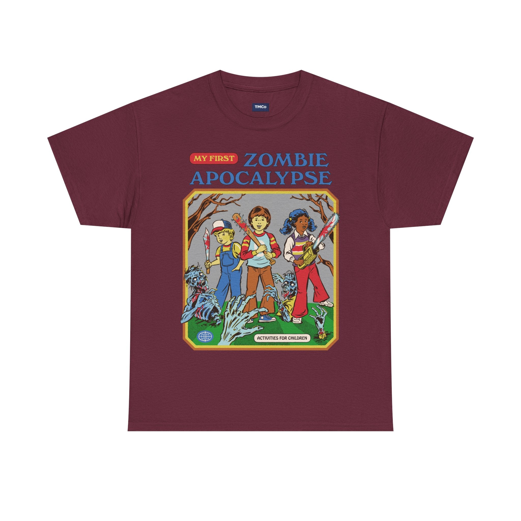 Zombie Apocalypse Tee — My First Zombie Apocalypse Retro Kids Adventure Shirt
