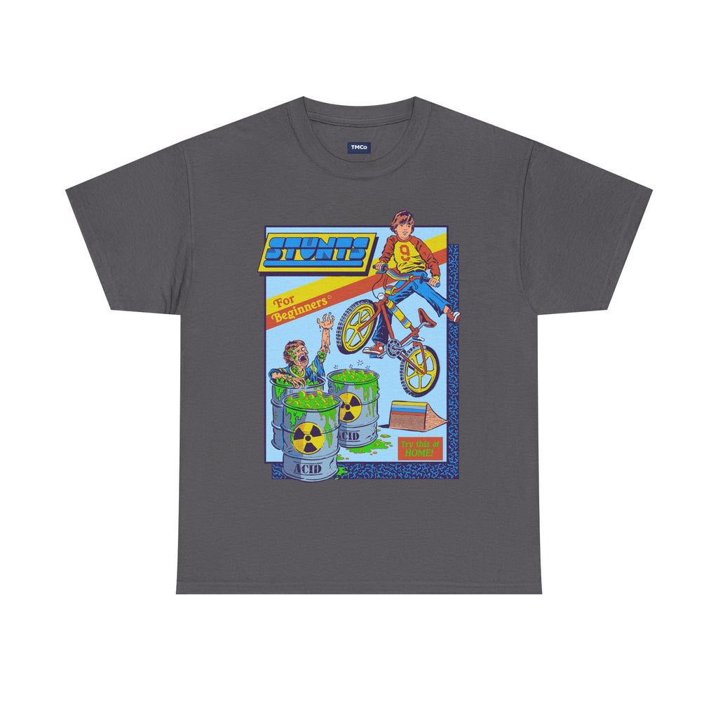 BMX Radioactive Stunt T-Shirt — Retro Bike Graphic Tee