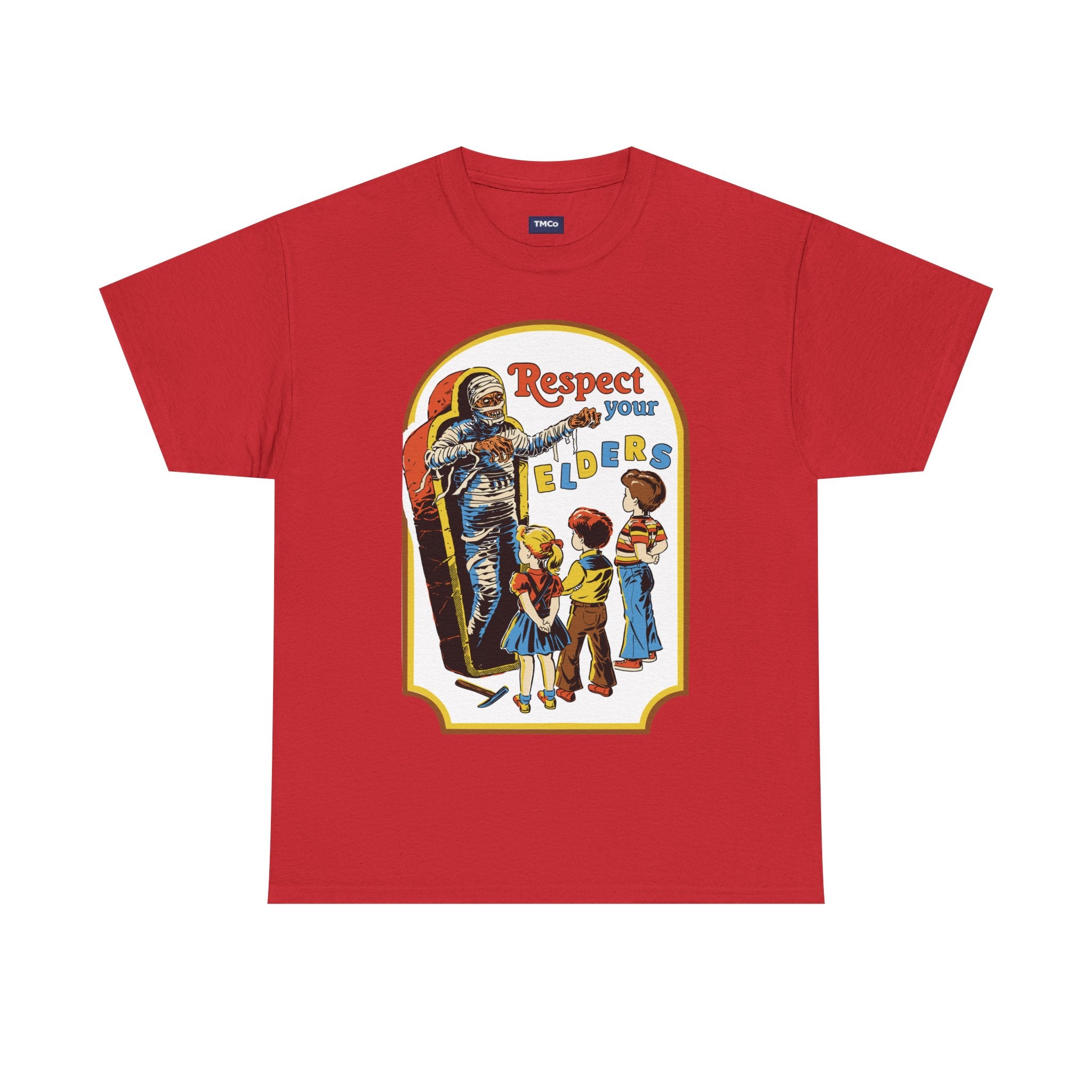 Respect Your Elders T-Shirt — Vintage Retro Kids Illustration Tee