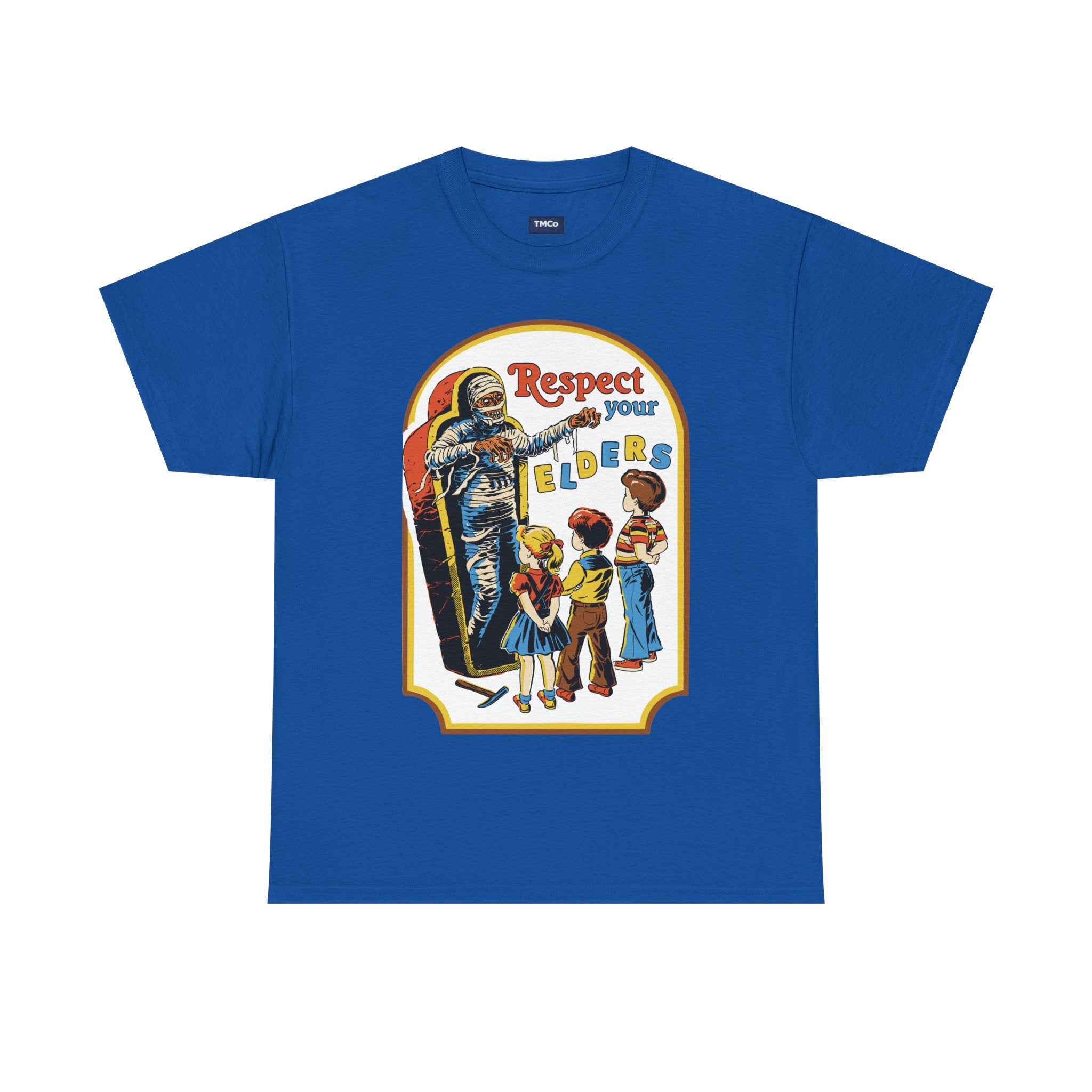 Respect Your Elders T-Shirt — Vintage Retro Kids Illustration Tee