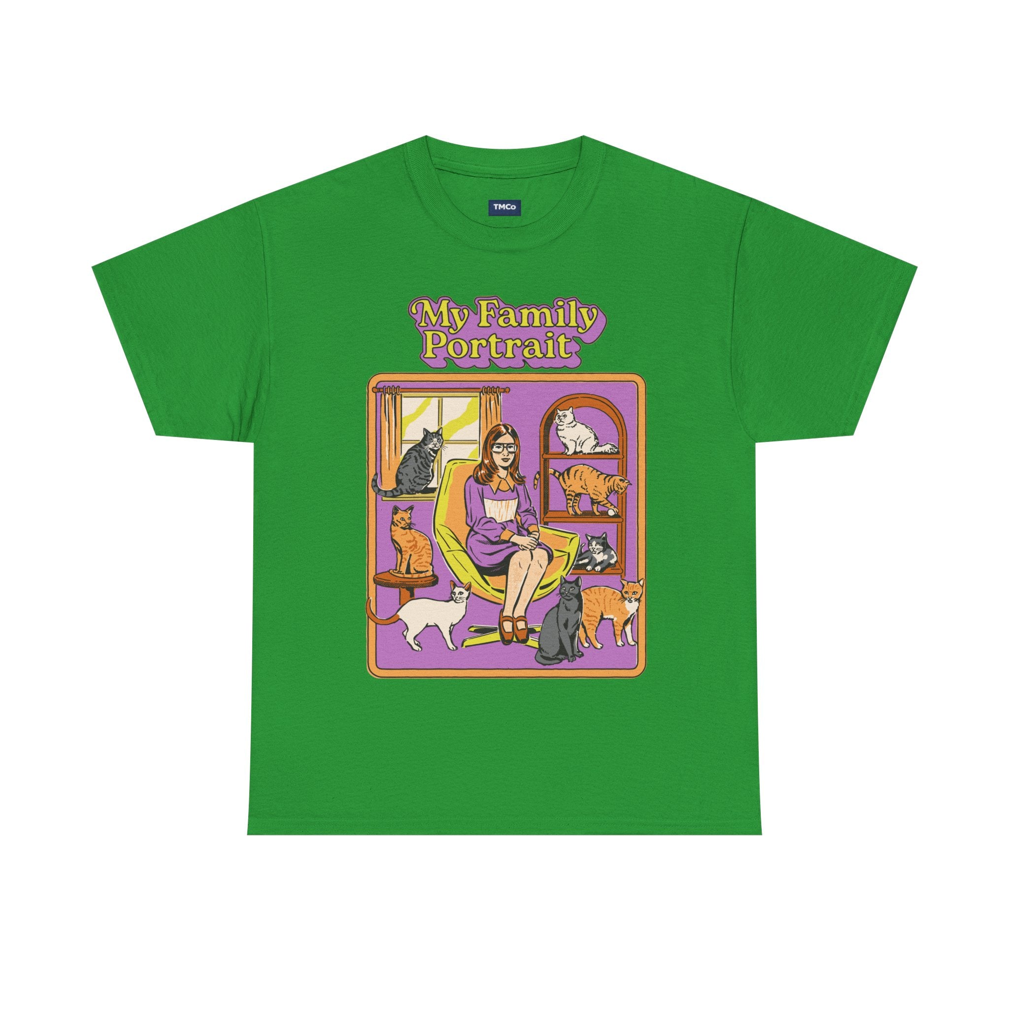 My Family Portrait Tee — Cute Retro Cat Pet Lover T-Shirt