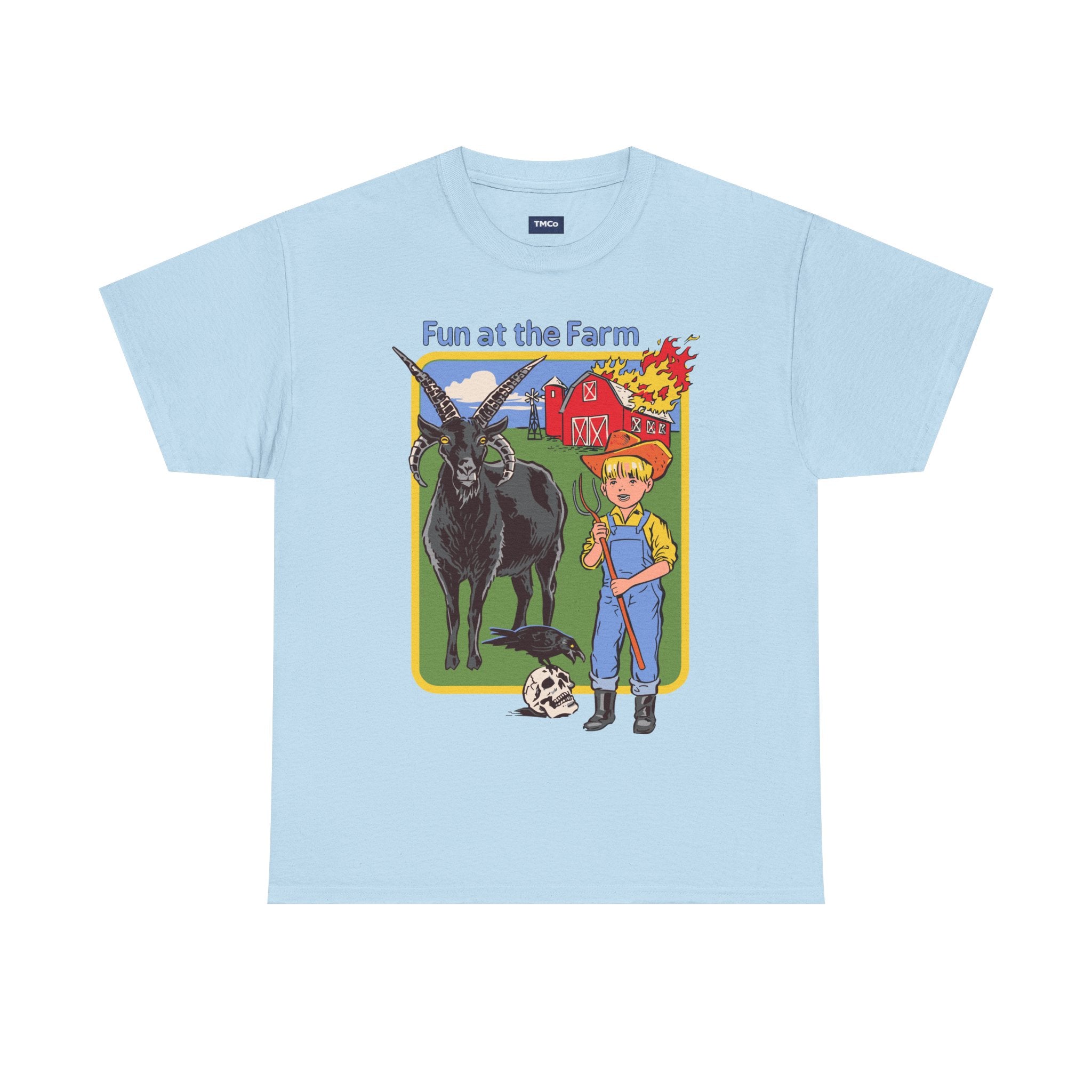 Farm Kids Graphic Tee — "Fun at the Farm" Vintage Barnyard Shirt