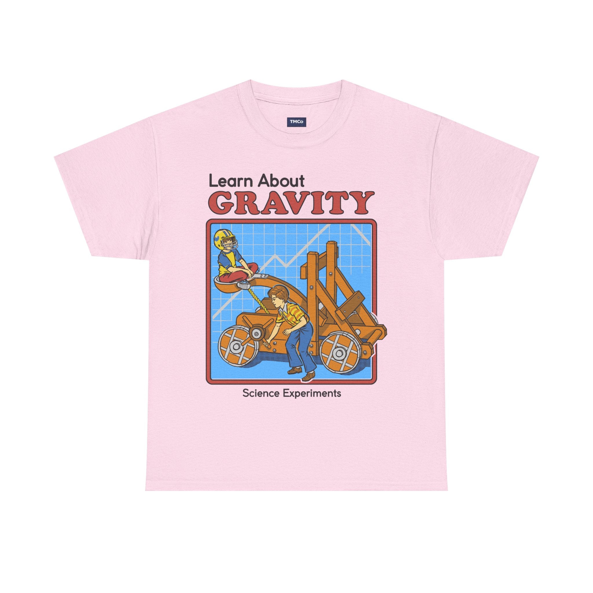Gravity Science T-Shirt — Learn About Gravity Vintage Science Experiment Tee