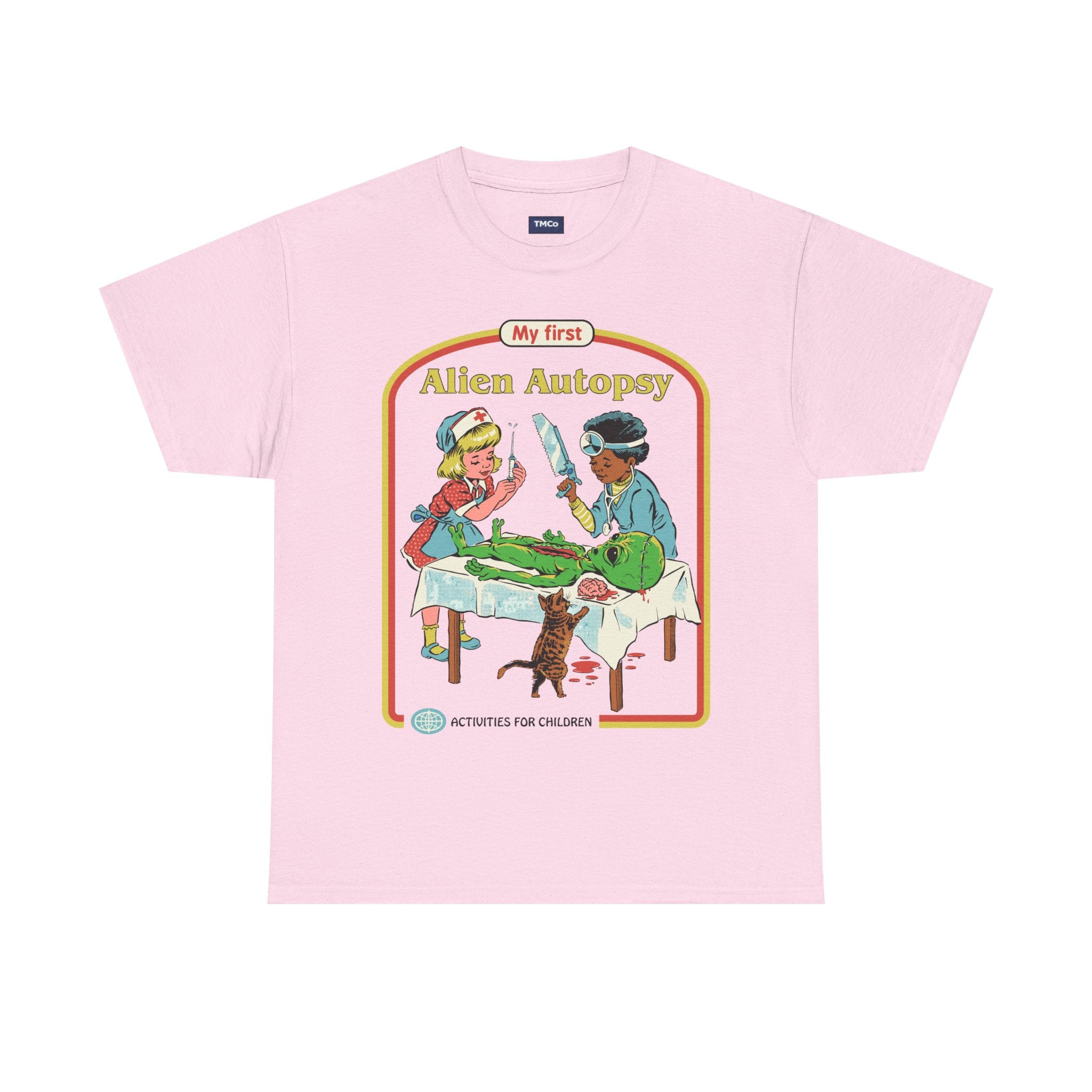 Alien Autopsy Tee — Retro Kids' Style Sci‑Fi Graphic T-Shirt