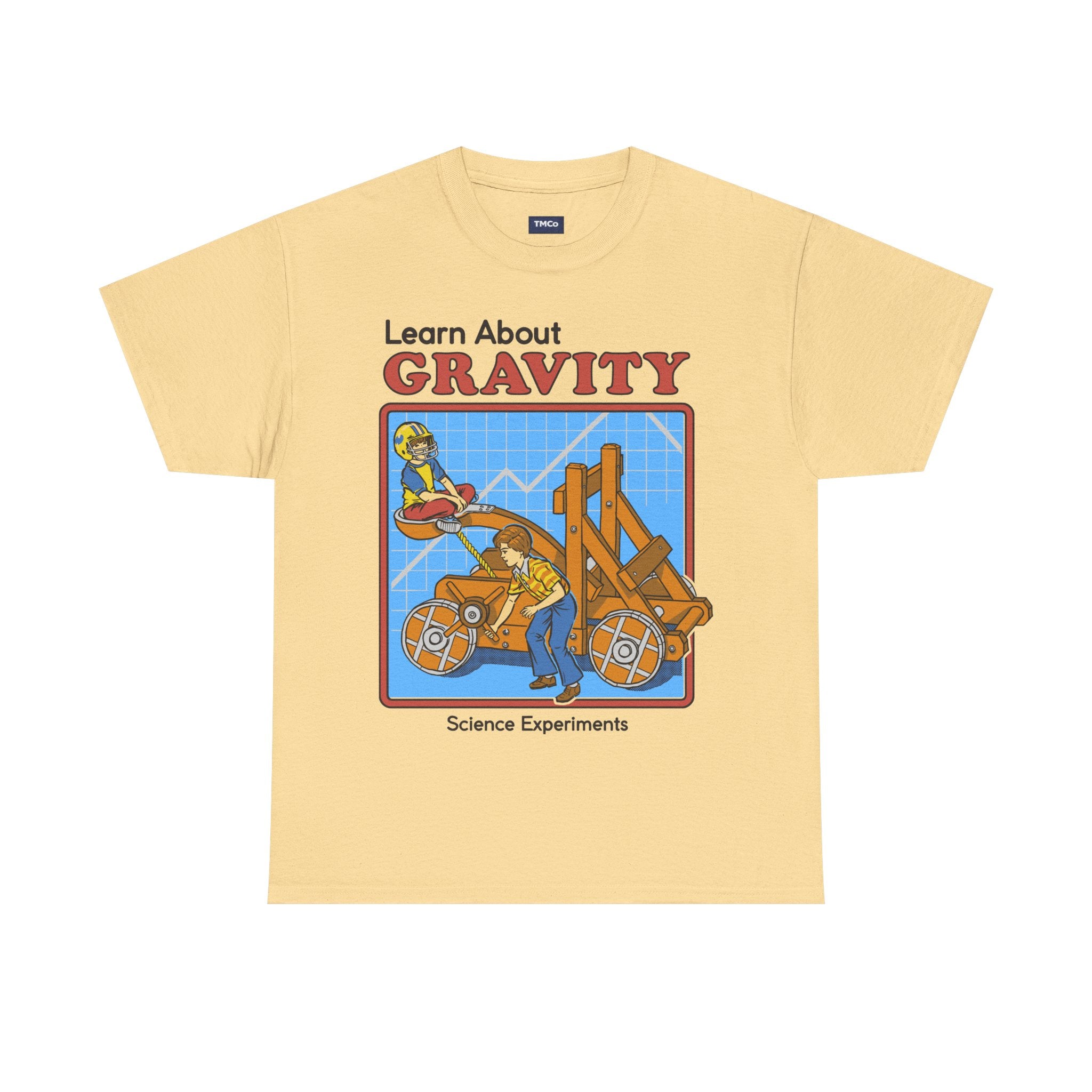 Gravity Science T-Shirt — Learn About Gravity Vintage Science Experiment Tee