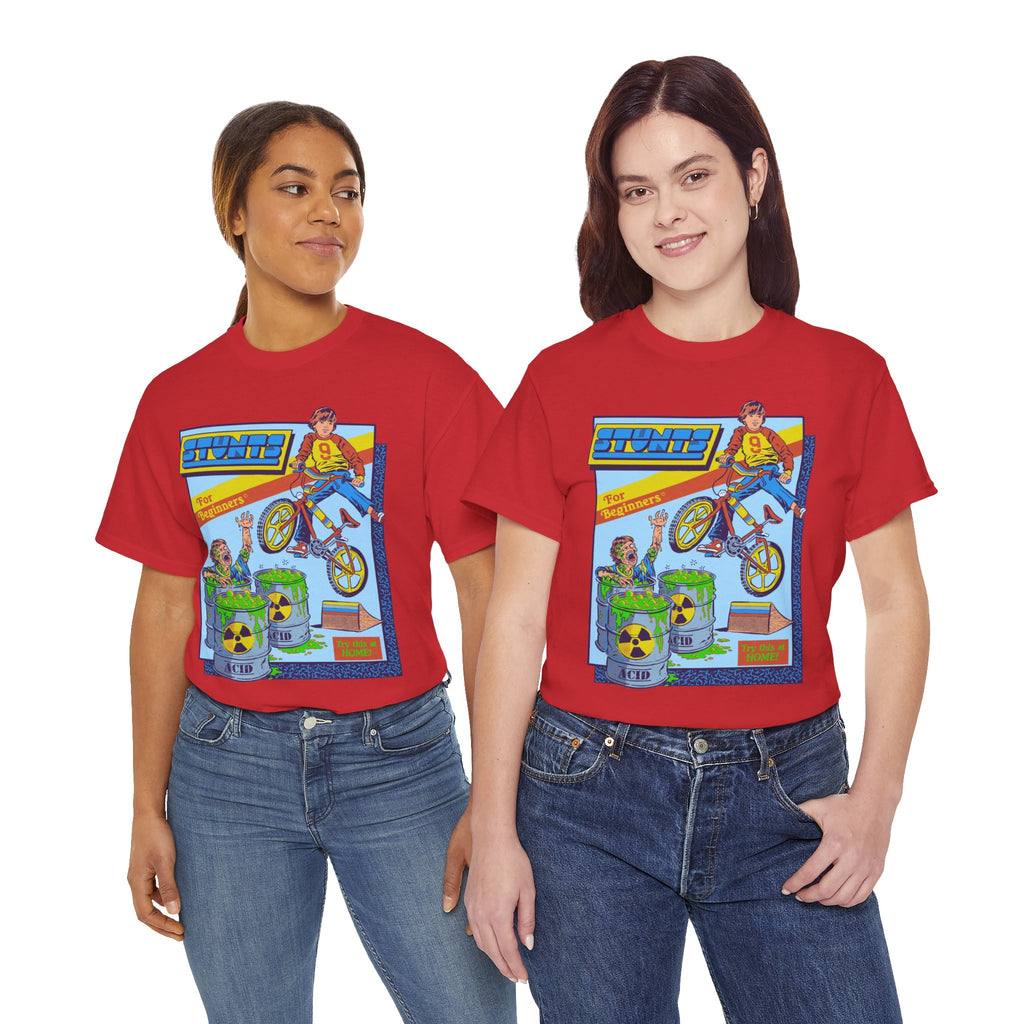 BMX Radioactive Stunt T-Shirt — Retro Bike Graphic Tee