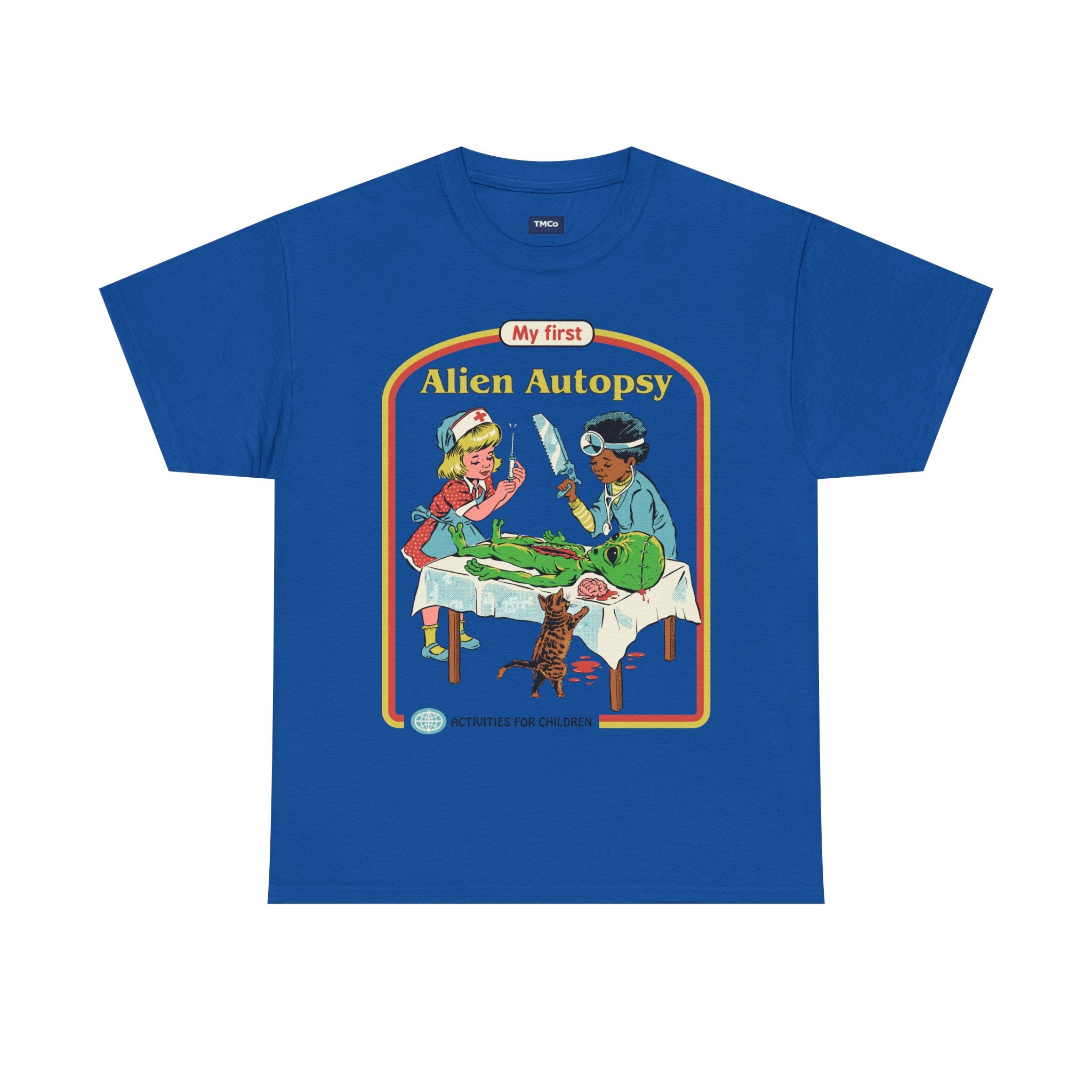 Alien Autopsy Tee — Retro Kids' Style Sci‑Fi Graphic T-Shirt
