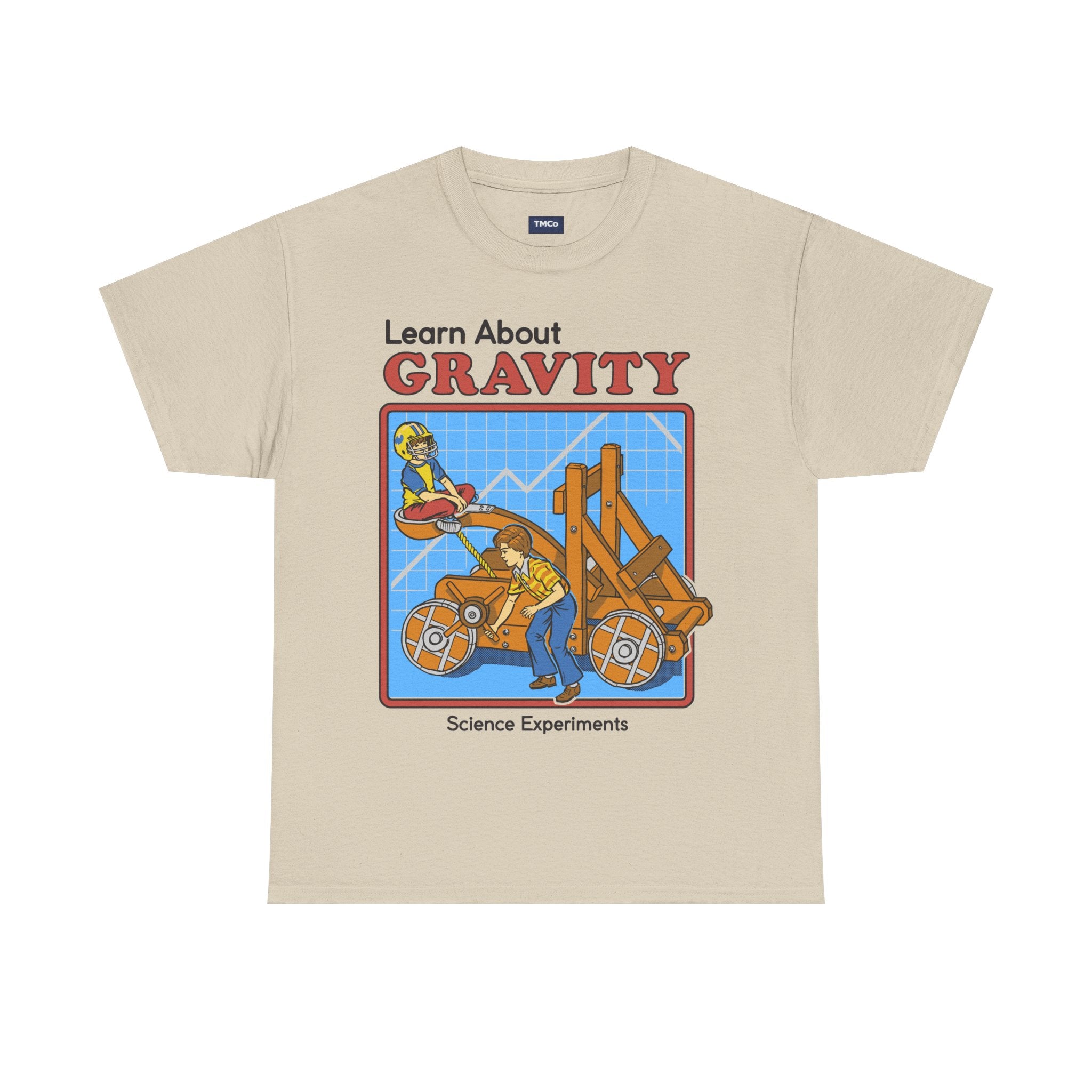 Gravity Science T-Shirt — Learn About Gravity Vintage Science Experiment Tee