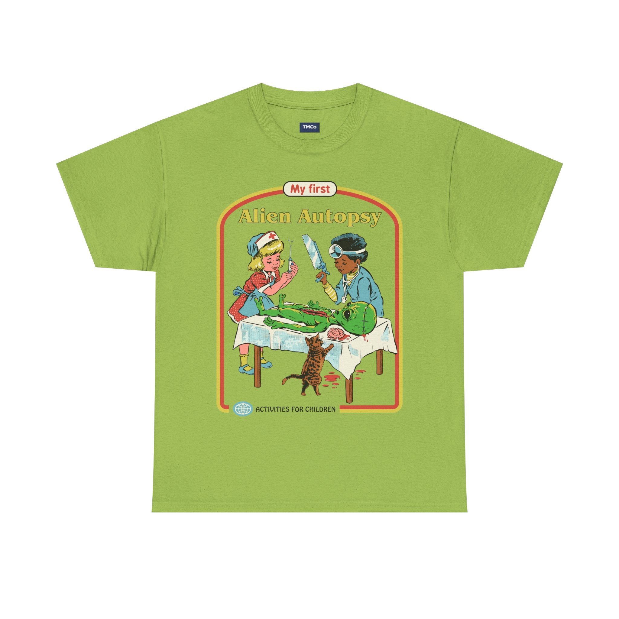 Alien Autopsy Tee — Retro Kids' Style Sci‑Fi Graphic T-Shirt