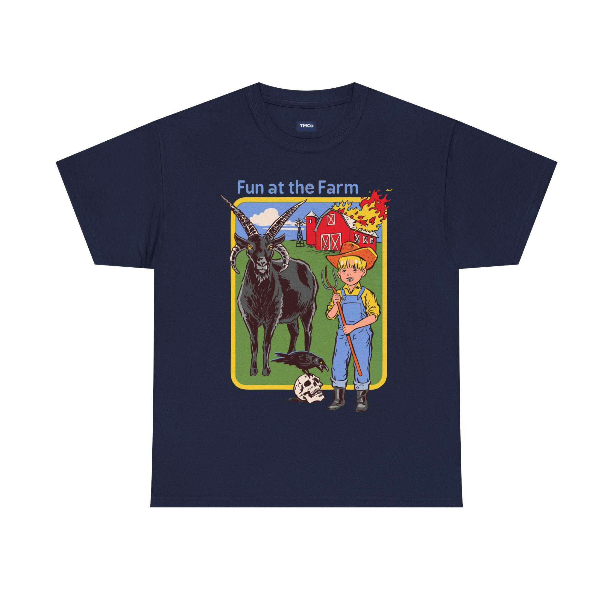 Farm Kids Graphic Tee — "Fun at the Farm" Vintage Barnyard Shirt