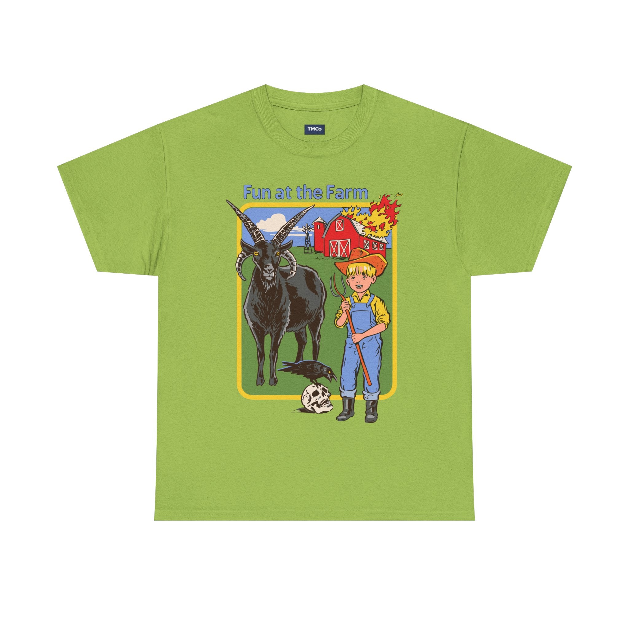 Farm Kids Graphic Tee — "Fun at the Farm" Vintage Barnyard Shirt