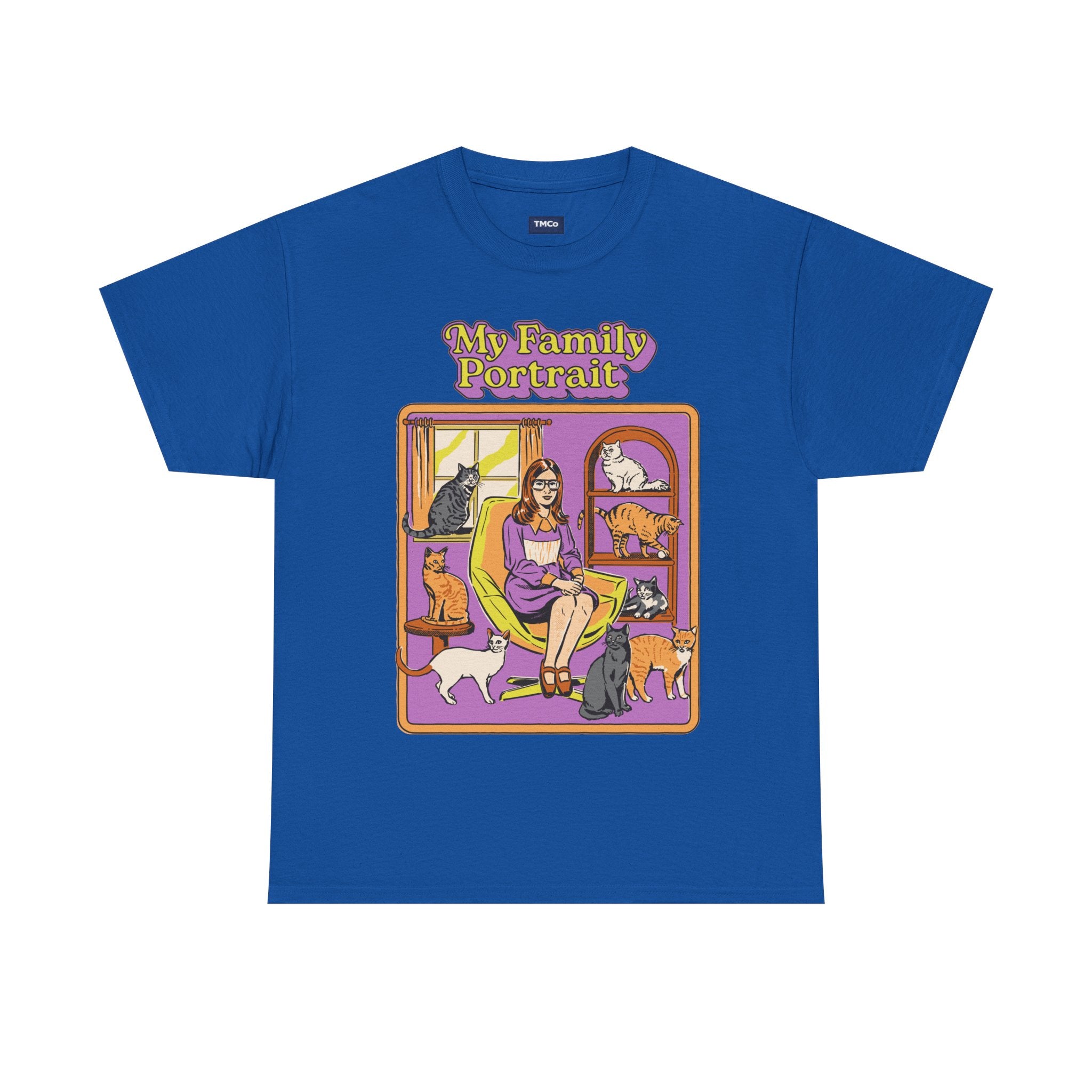 My Family Portrait Tee — Cute Retro Cat Pet Lover T-Shirt
