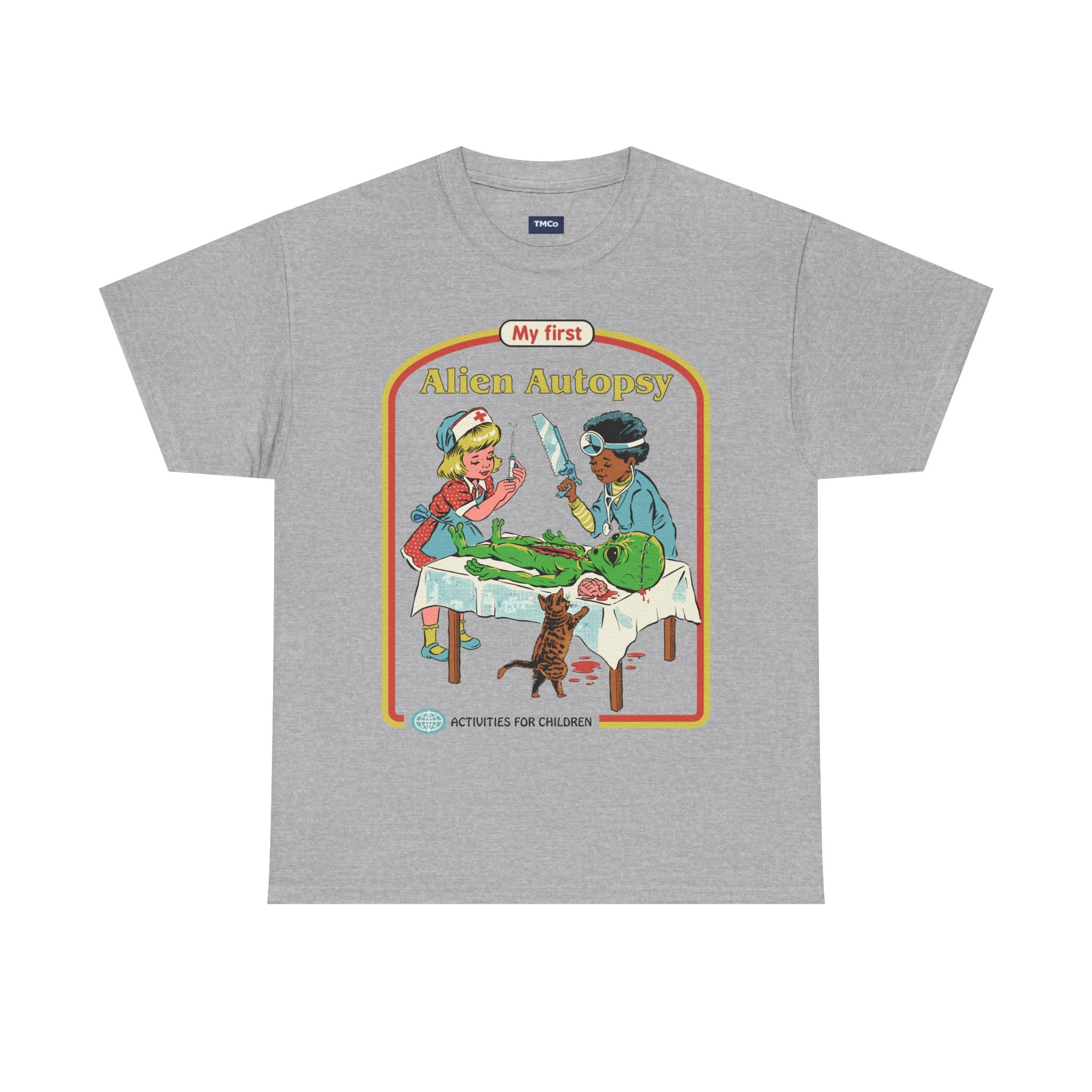 Alien Autopsy Tee — Retro Kids' Style Sci‑Fi Graphic T-Shirt