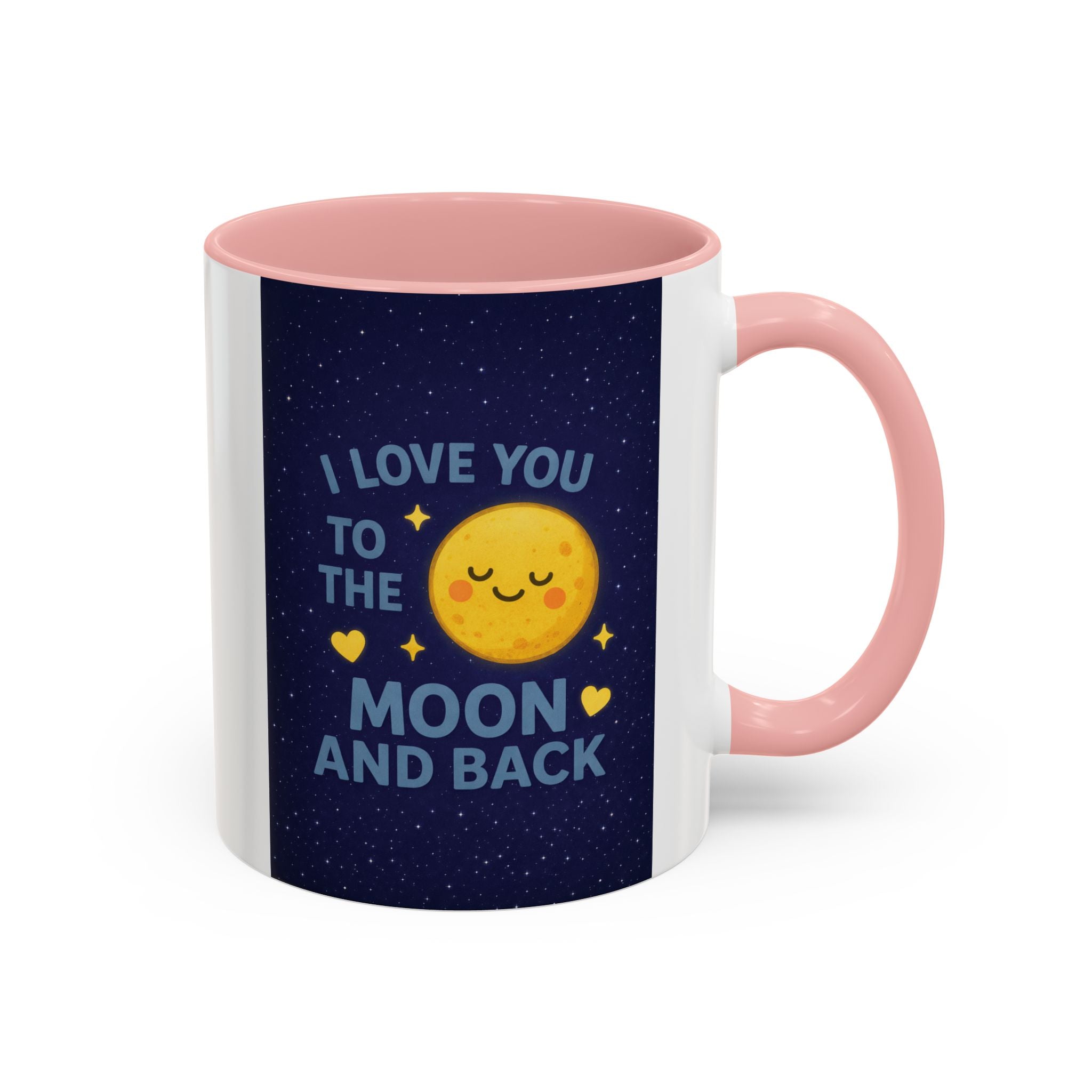 I Love You to the Moon and Back Coffee Mug — Cute Moon Accent Mug