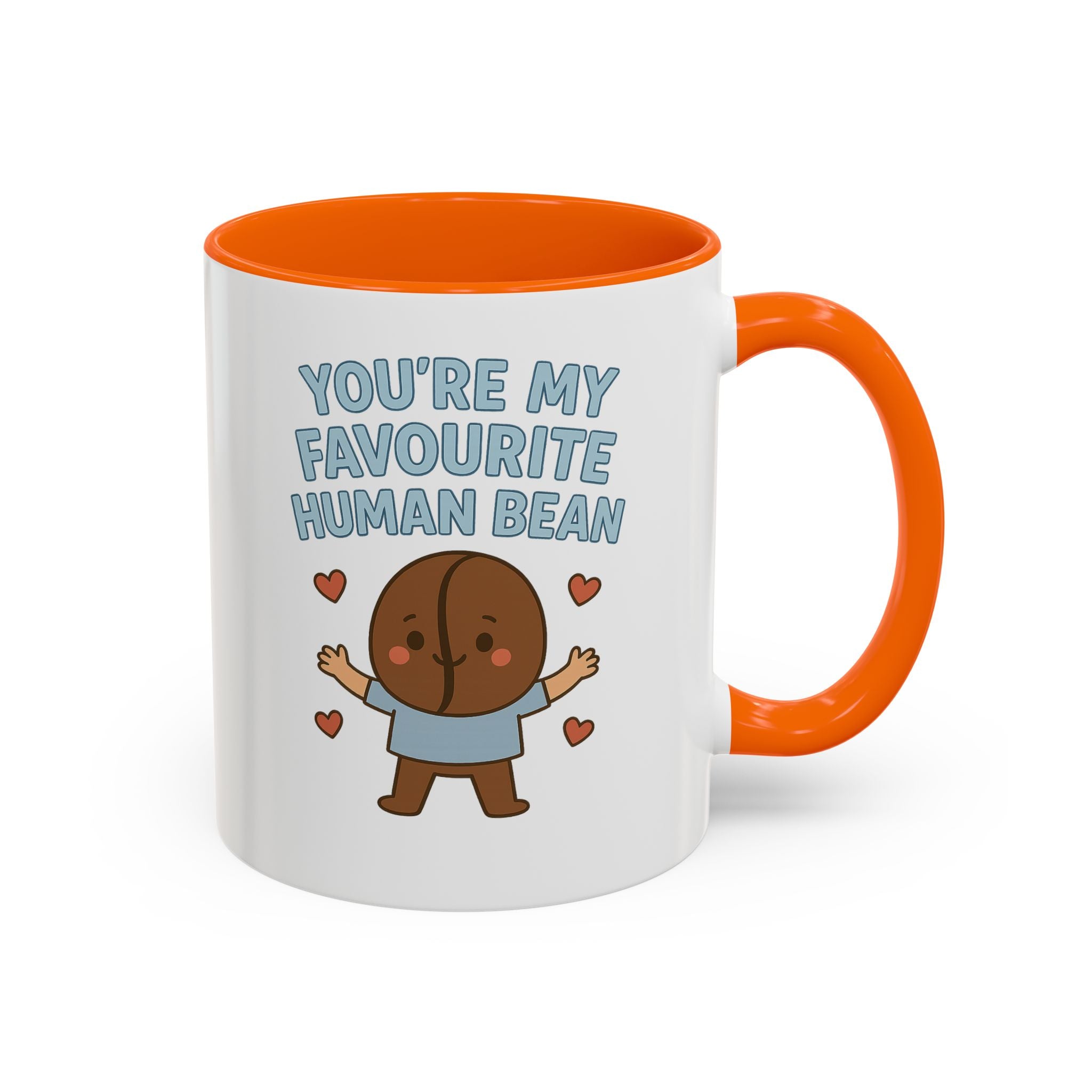 Coffee Mug — "You're My Favourite Human Bean" Cute Coffee Bean Gift