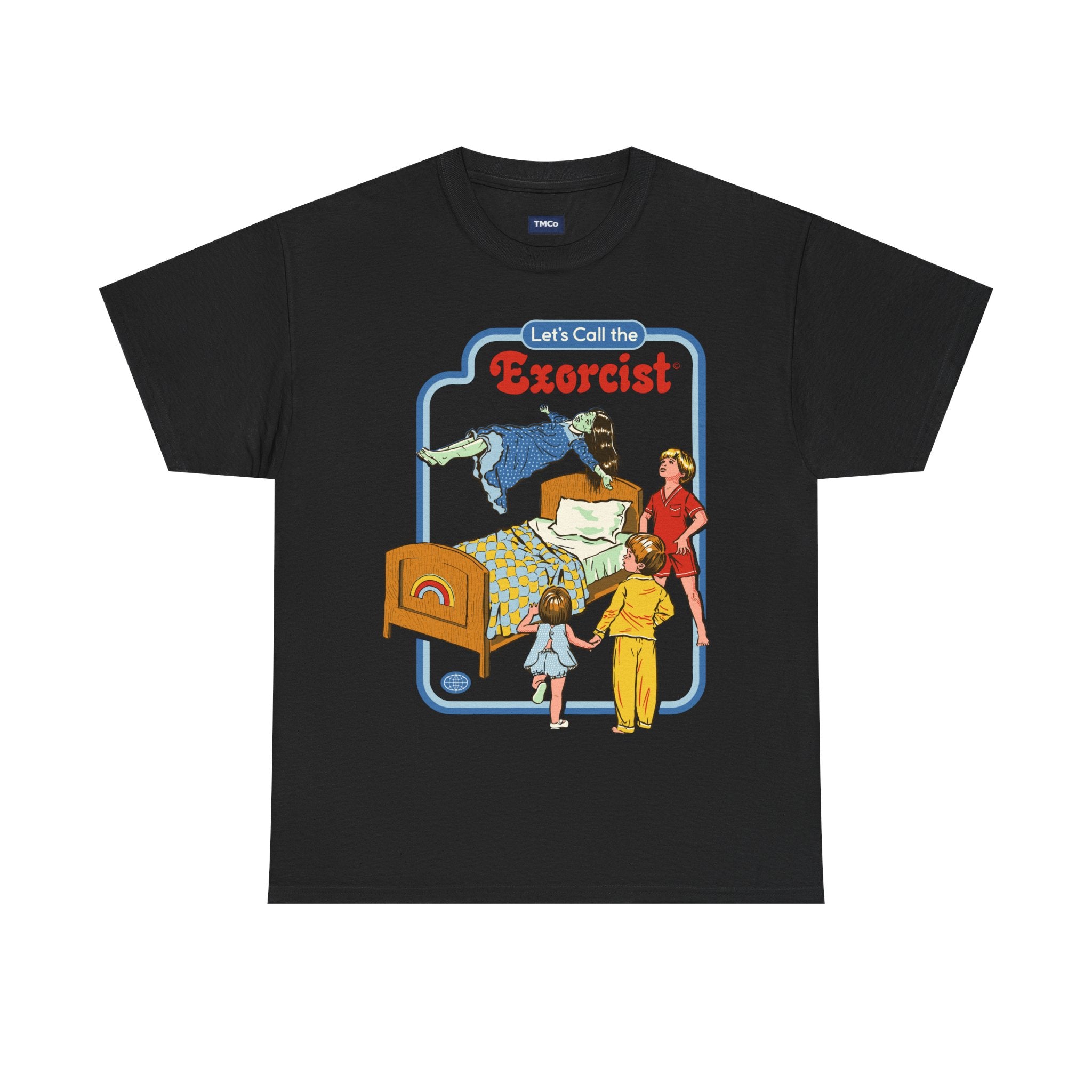 Exorcist Retro Horror Tee — "Let's Call the Exorcist" Vintage Movie Poster T-Shirt