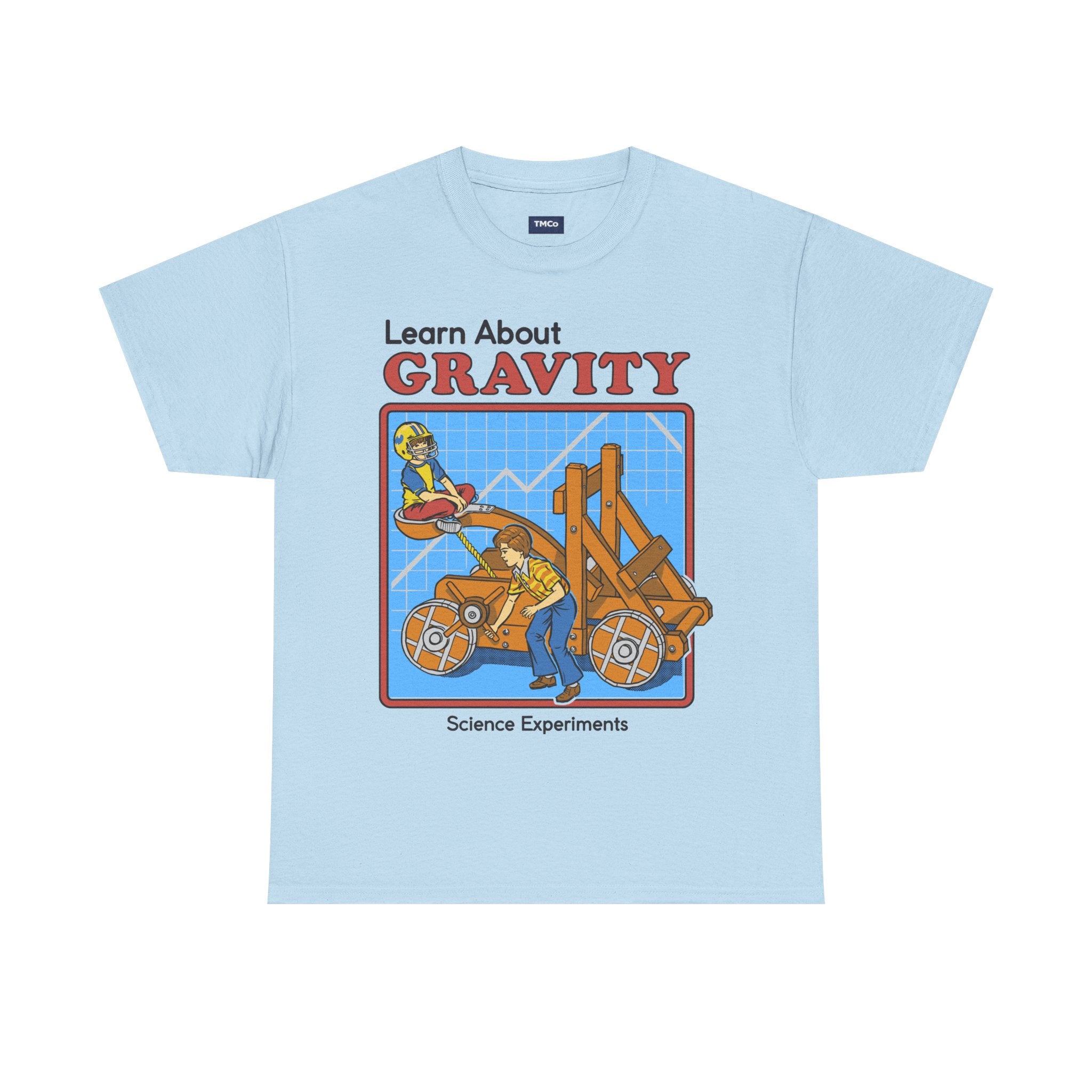 Gravity Science T-Shirt — Learn About Gravity Vintage Science Experiment Tee