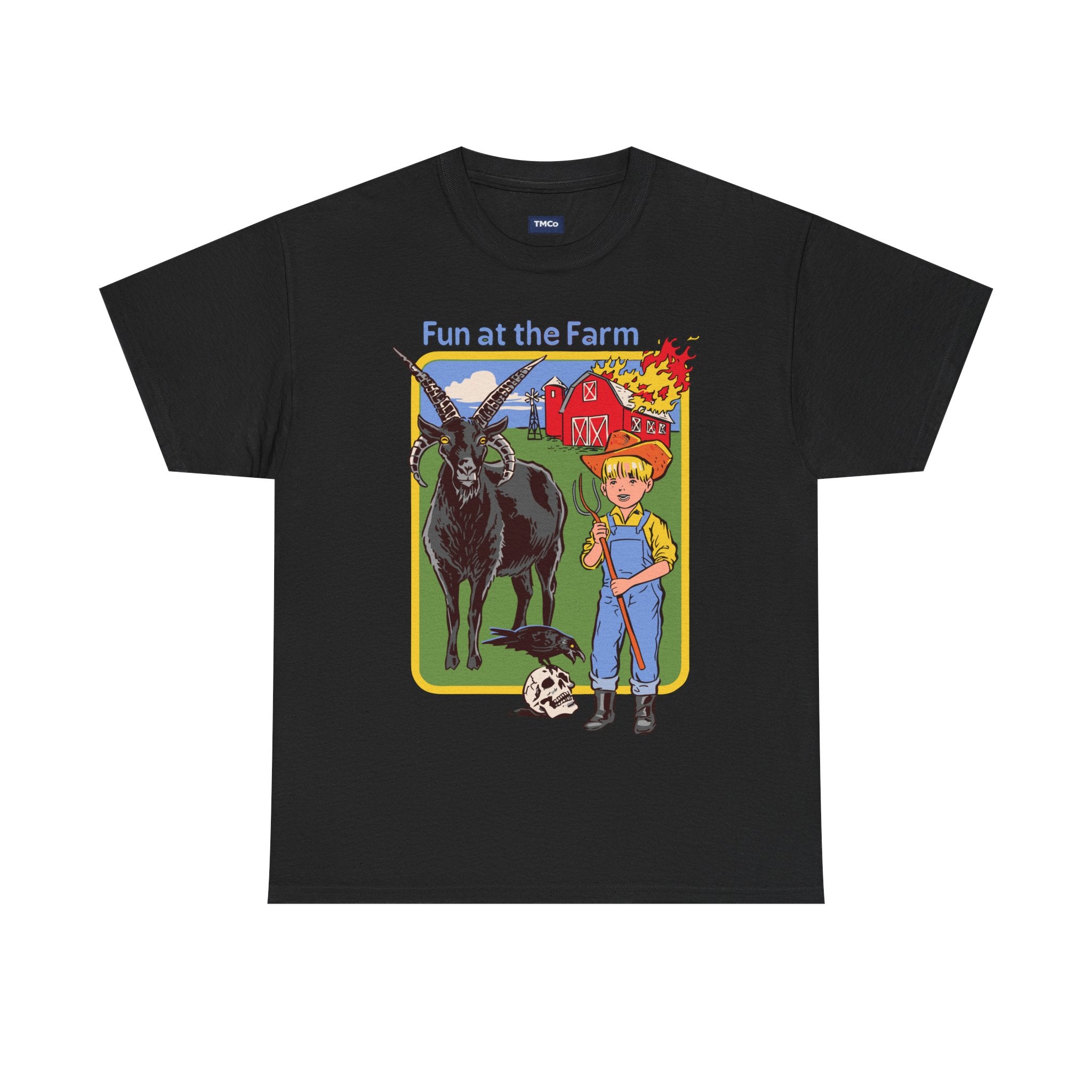 Farm Kids Graphic Tee — "Fun at the Farm" Vintage Barnyard Shirt