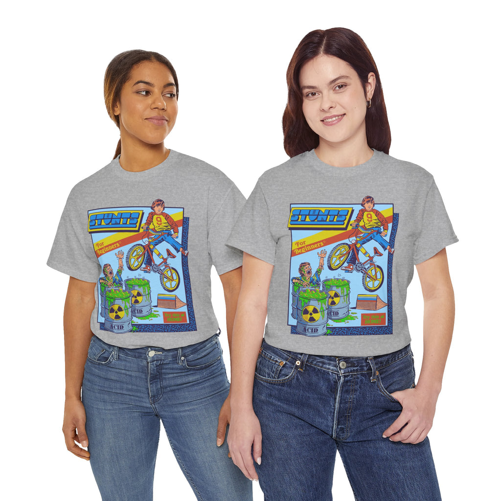 BMX Radioactive Stunt T-Shirt — Retro Bike Graphic Tee