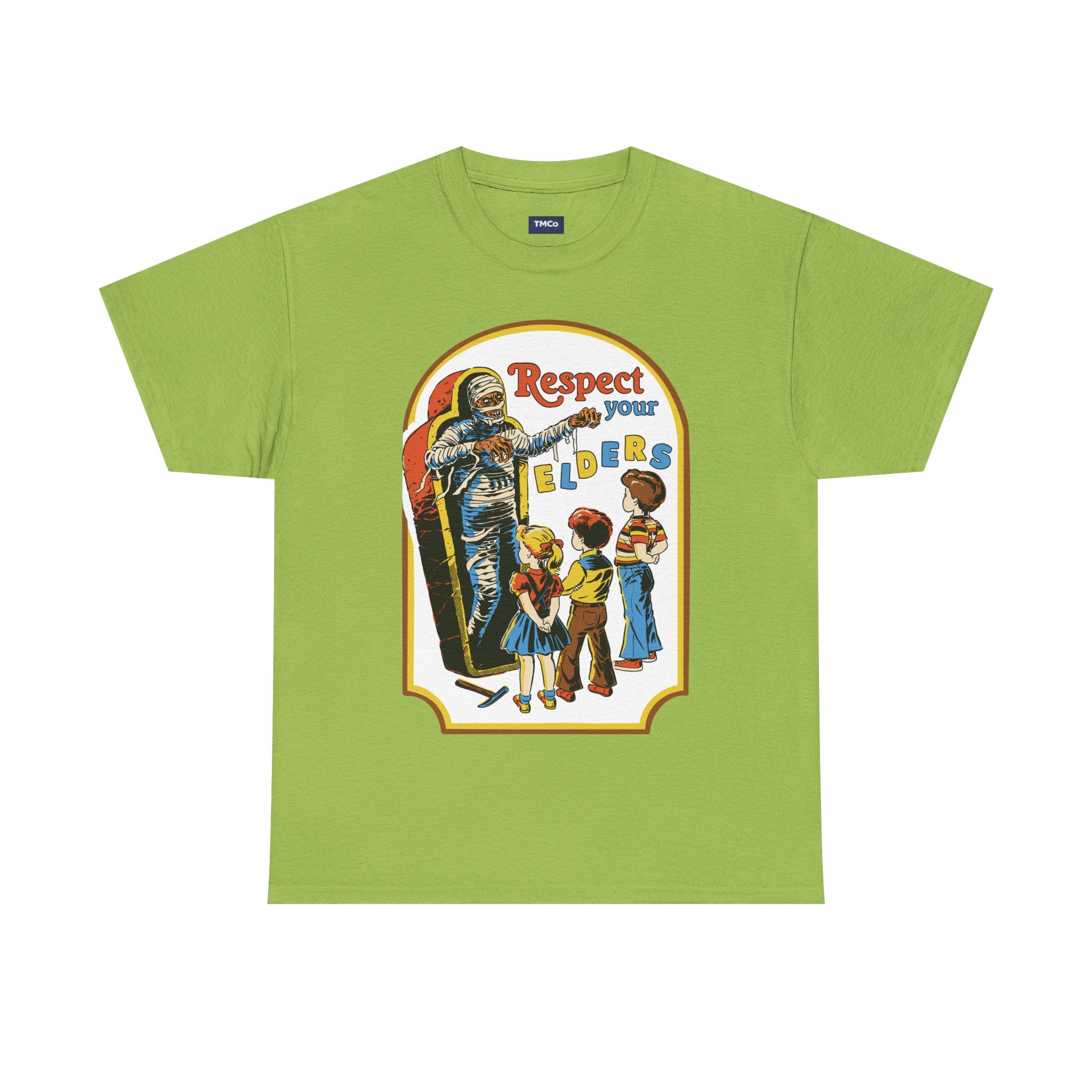 Respect Your Elders T-Shirt — Vintage Retro Kids Illustration Tee