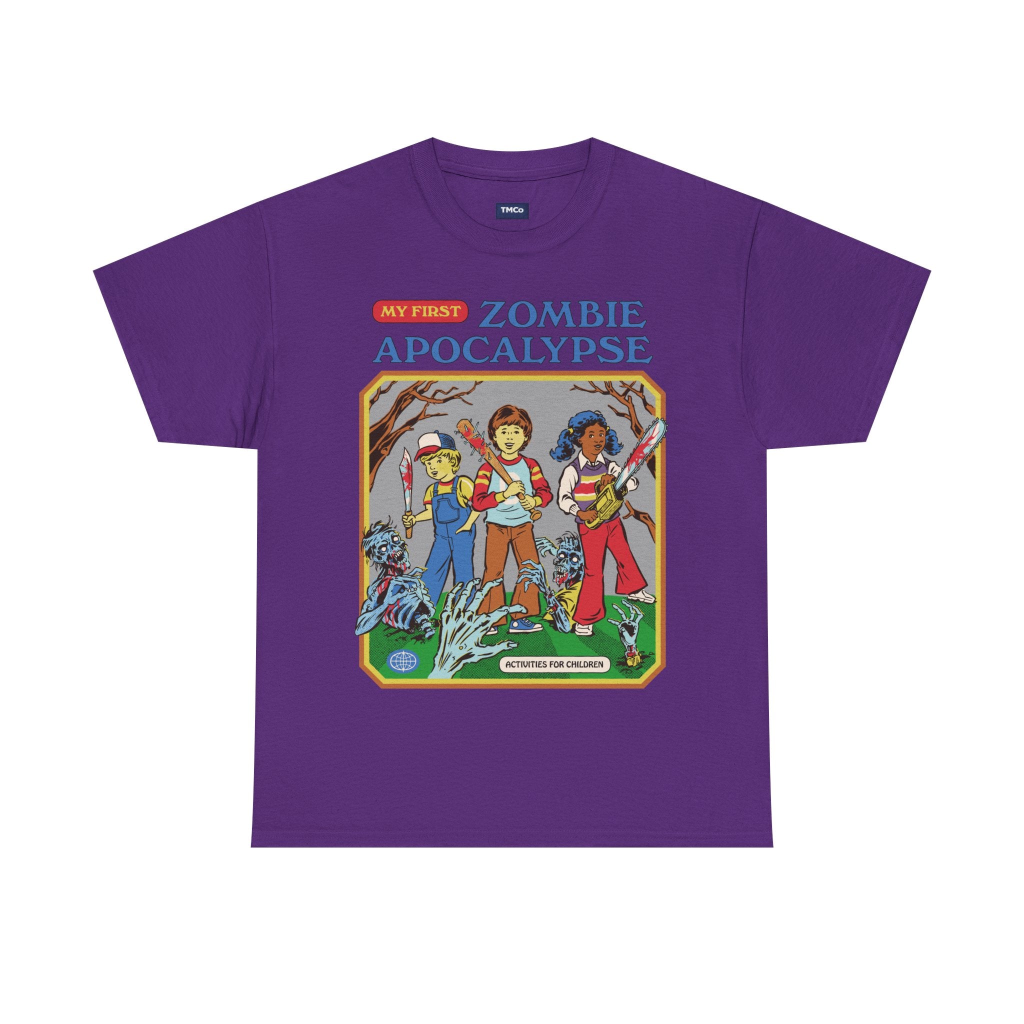 Zombie Apocalypse Tee — My First Zombie Apocalypse Retro Kids Adventure Shirt