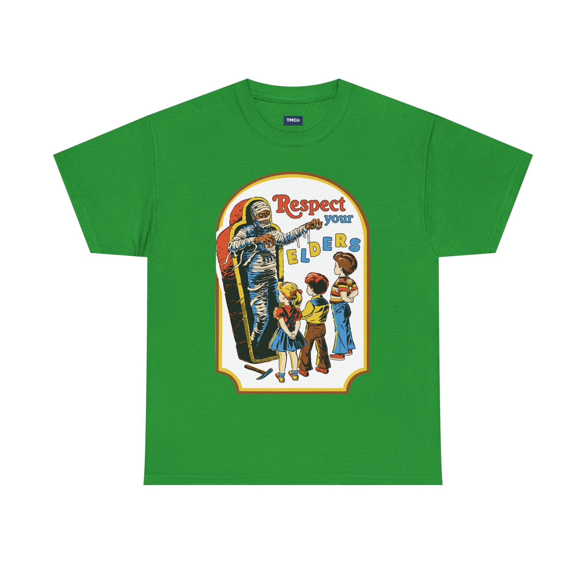Respect Your Elders T-Shirt — Vintage Retro Kids Illustration Tee