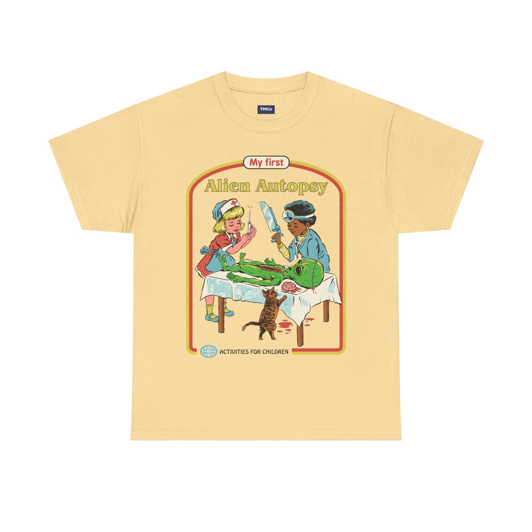 Alien Autopsy Tee — Retro Kids' Style Sci‑Fi Graphic T-Shirt