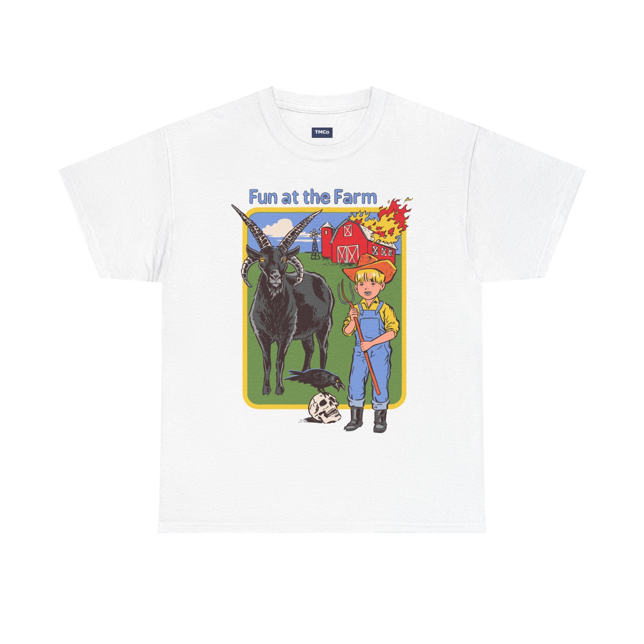 Farm Kids Graphic Tee — "Fun at the Farm" Vintage Barnyard Shirt