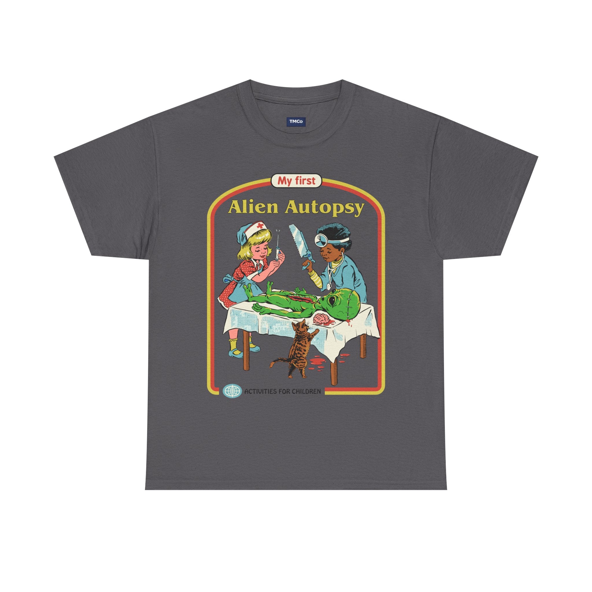 Alien Autopsy Tee — Retro Kids' Style Sci‑Fi Graphic T-Shirt