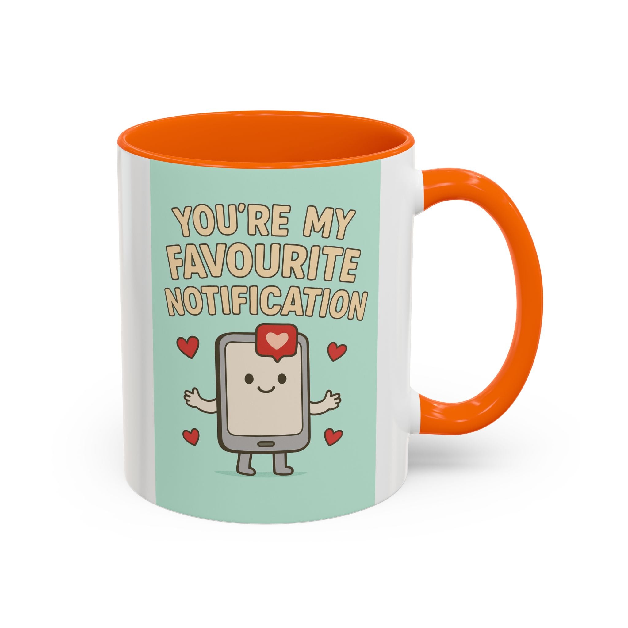 You’re My Favourite Notification Coffee Mug — Cute Phone Love Accent Mug