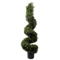 Outdoor Artificial Topiary Tree 120cm Sprial Boxwood UV Resistant Botanik-0