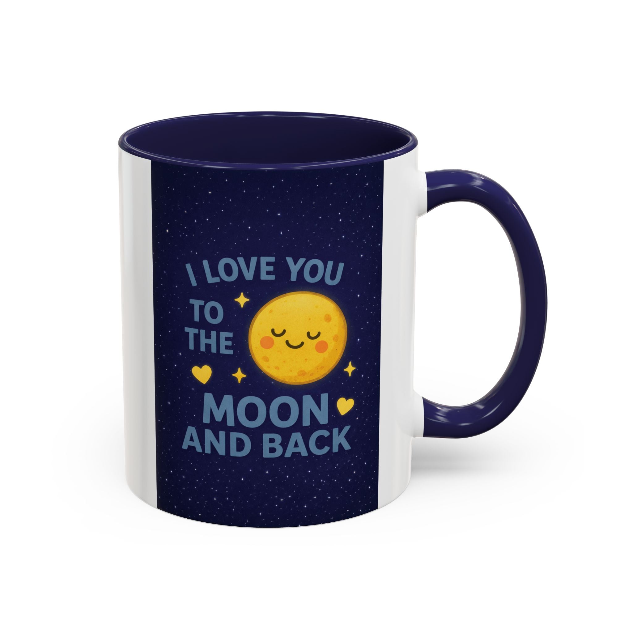 I Love You to the Moon and Back Coffee Mug — Cute Moon Accent Mug