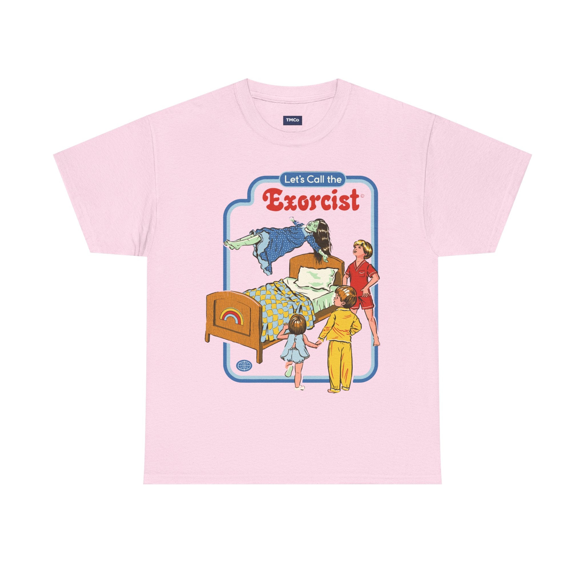 Exorcist Retro Horror Tee — "Let's Call the Exorcist" Vintage Movie Poster T-Shirt