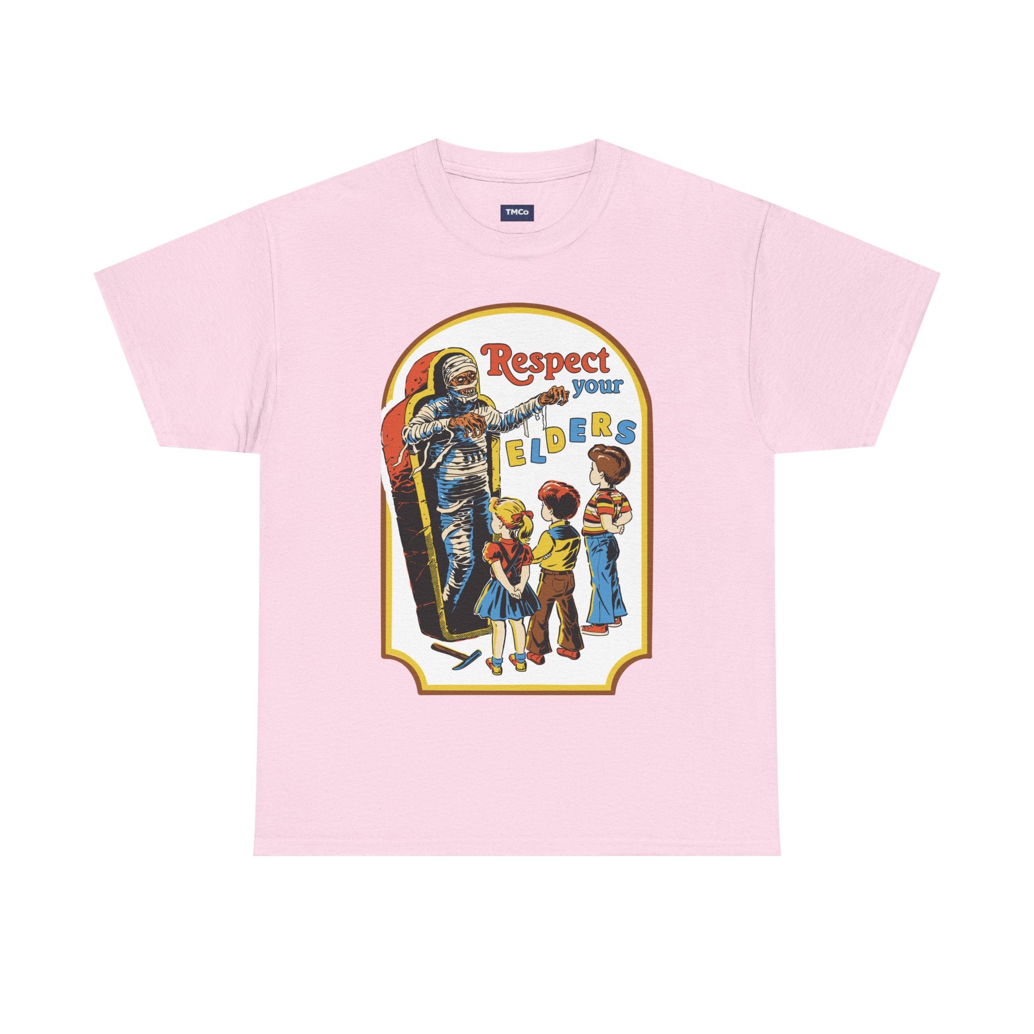 Respect Your Elders T-Shirt — Vintage Retro Kids Illustration Tee