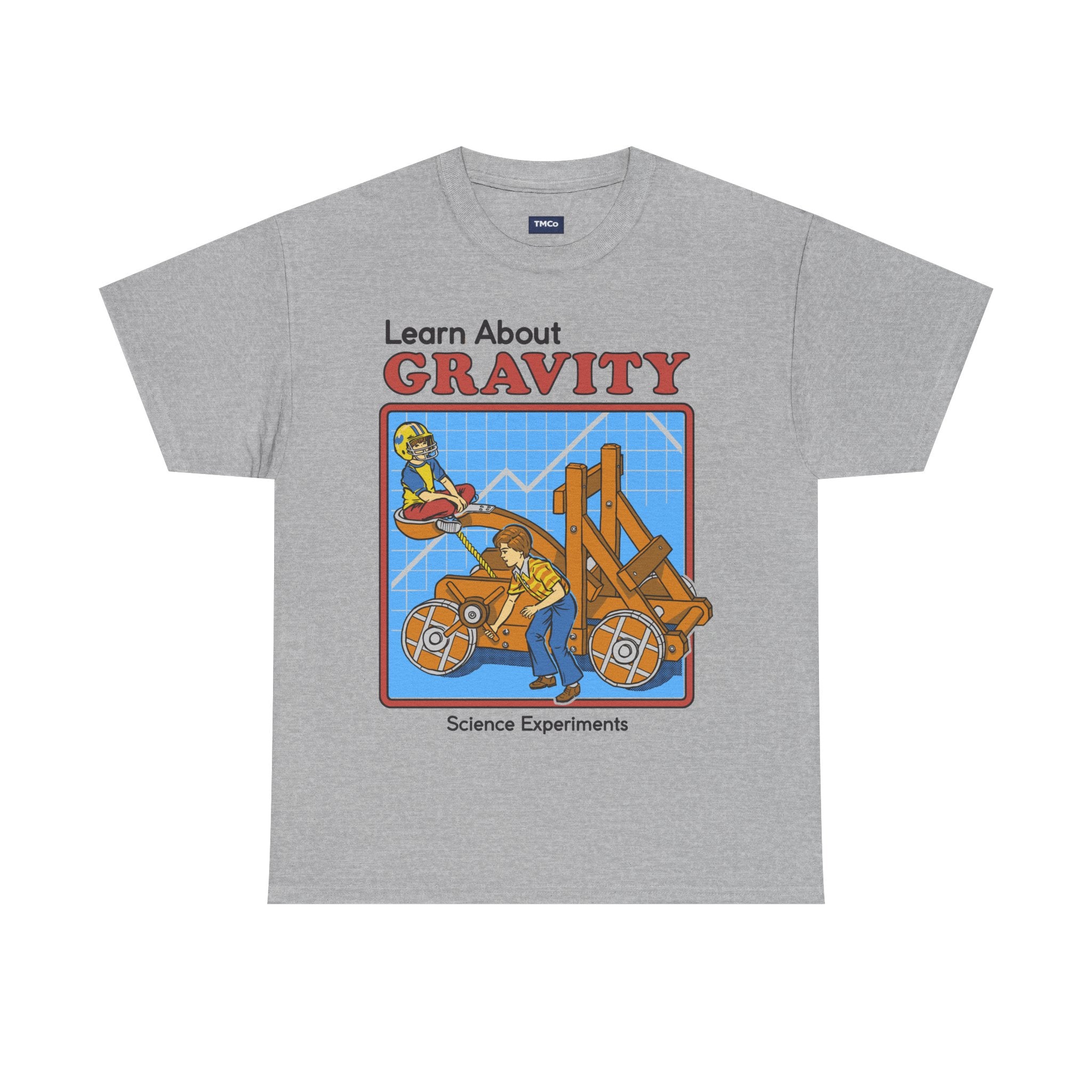 Gravity Science T-Shirt — Learn About Gravity Vintage Science Experiment Tee