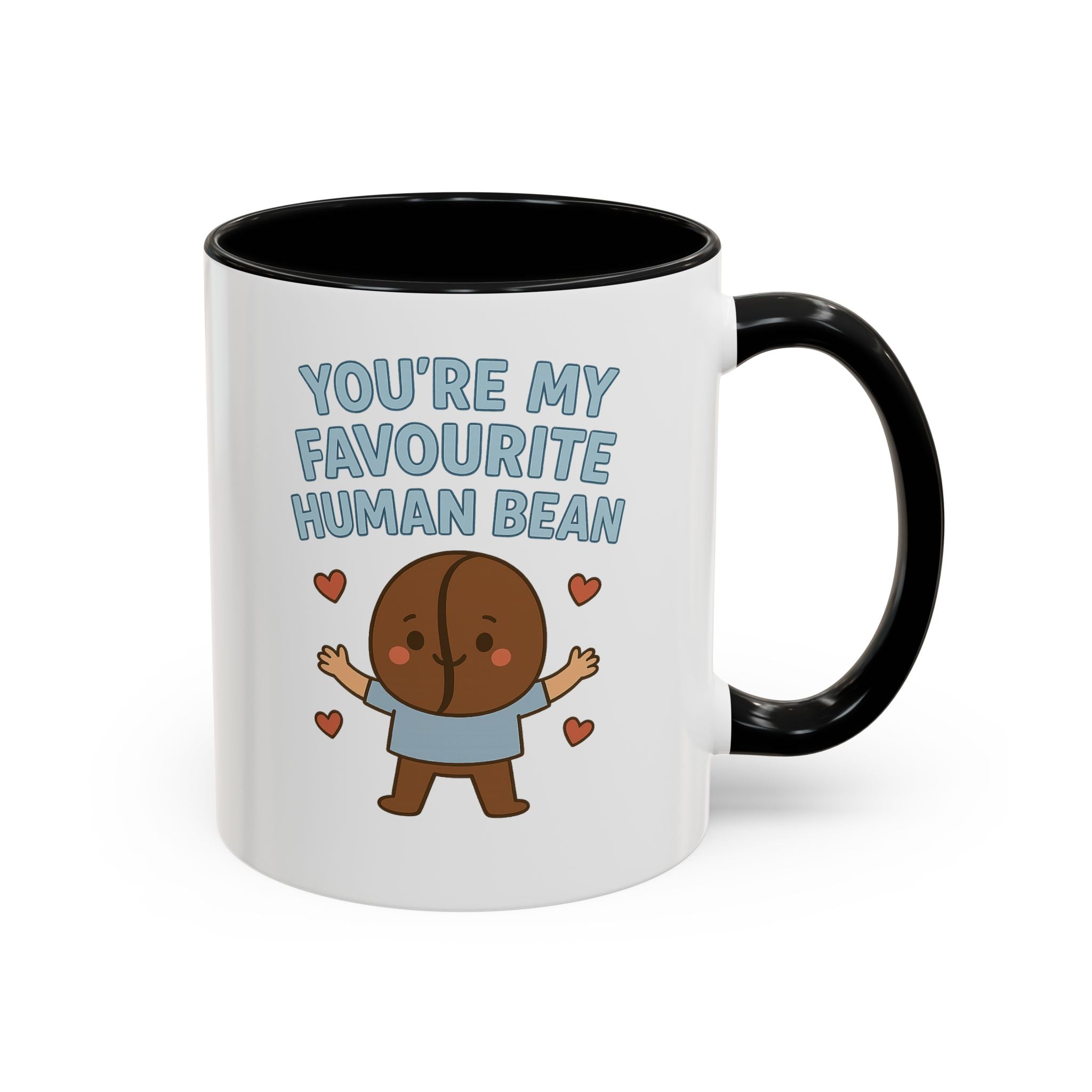 Coffee Mug — "You're My Favourite Human Bean" Cute Coffee Bean Gift