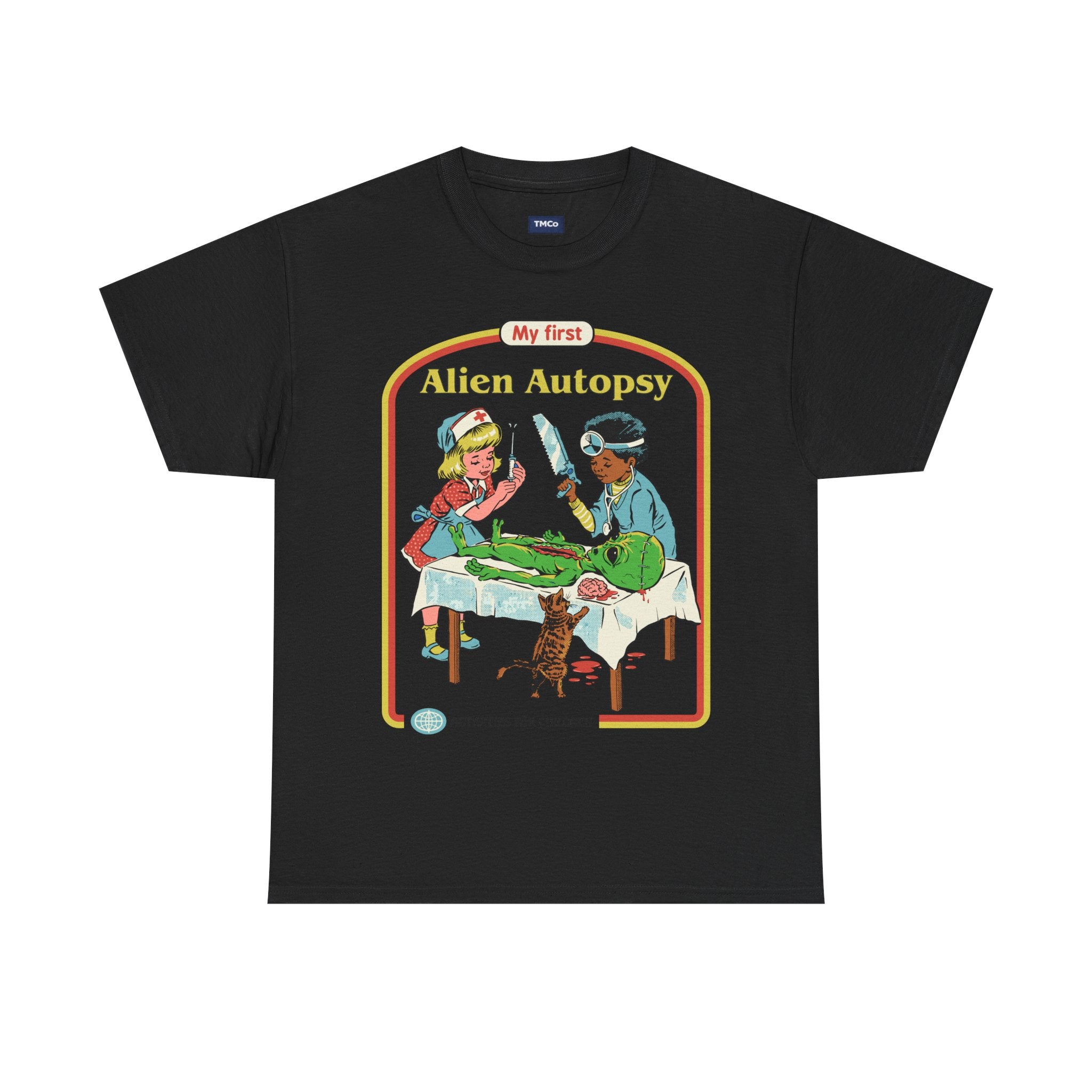 Alien Autopsy Tee — Retro Kids' Style Sci‑Fi Graphic T-Shirt