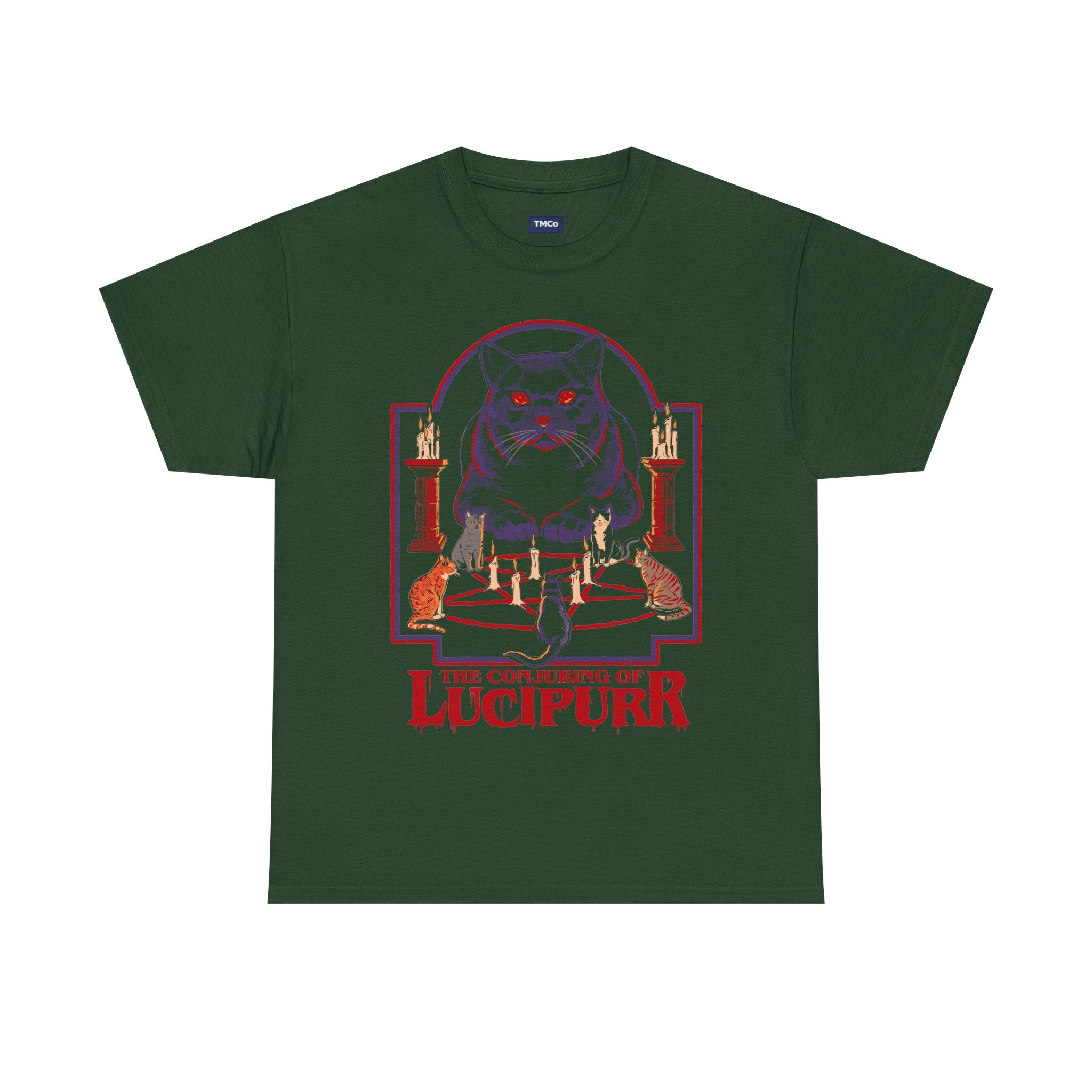Lucipurr Cat T-Shirt — Occult Gothic Graphic Tee