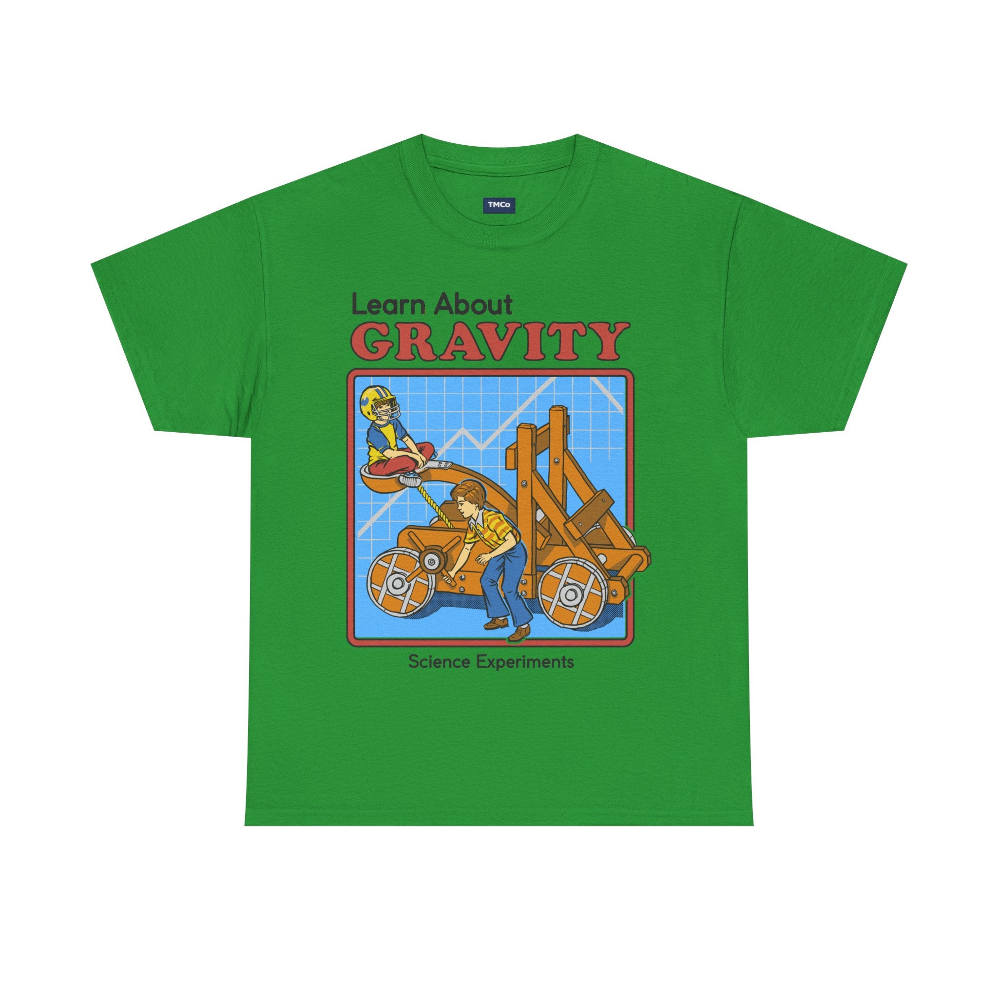 Gravity Science T-Shirt — Learn About Gravity Vintage Science Experiment Tee