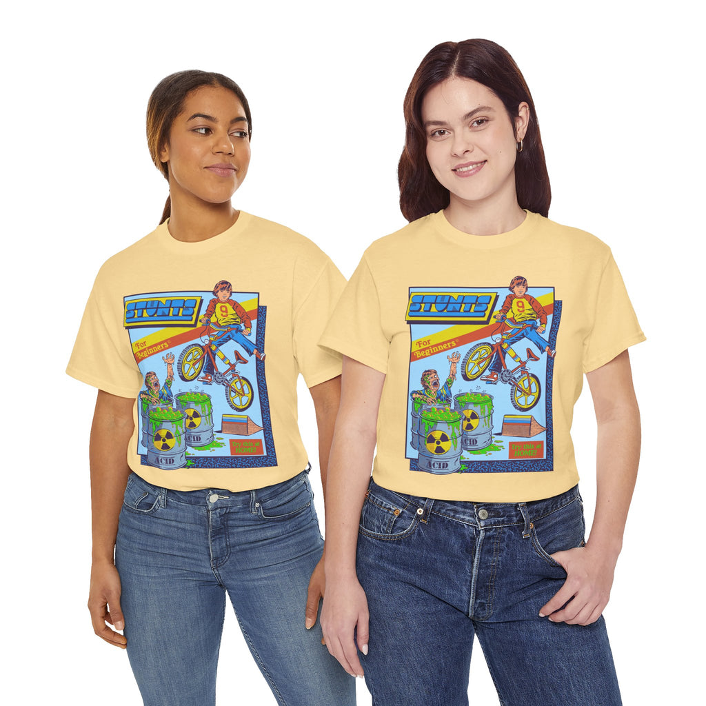 BMX Radioactive Stunt T-Shirt — Retro Bike Graphic Tee