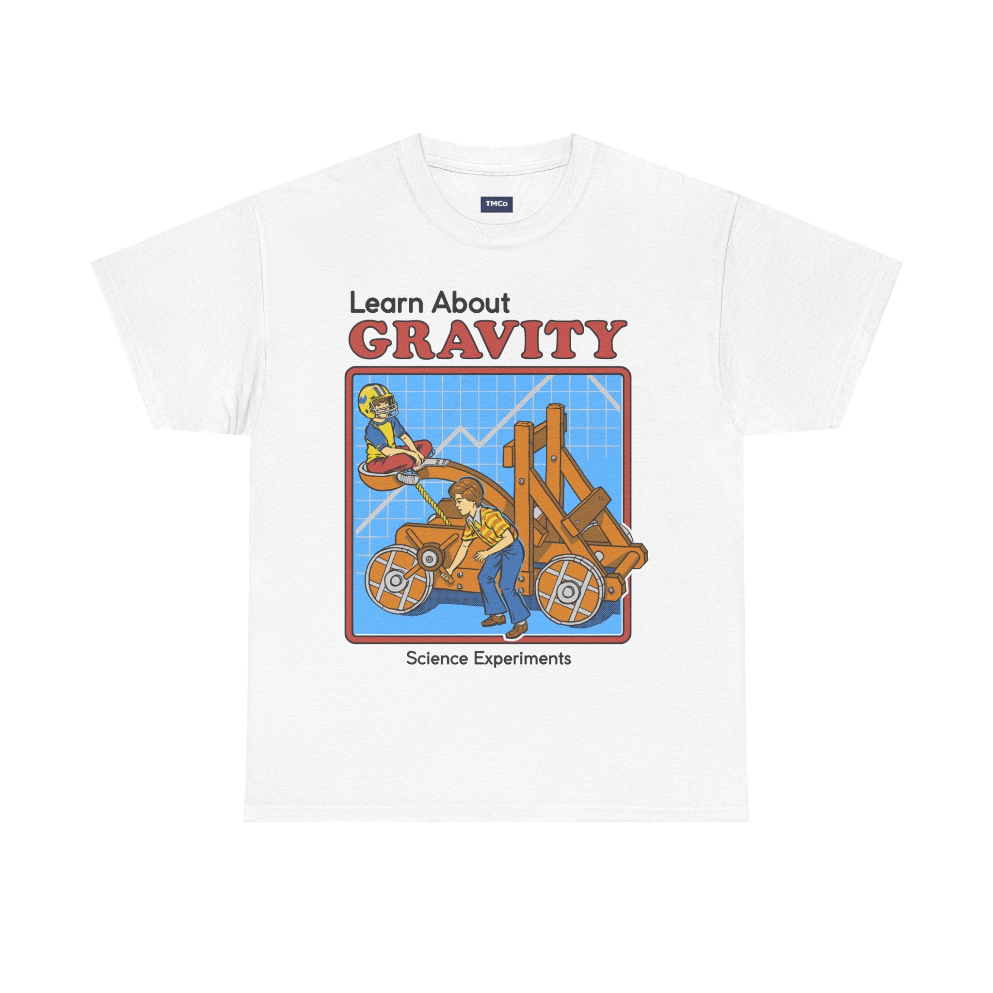 Gravity Science T-Shirt — Learn About Gravity Vintage Science Experiment Tee