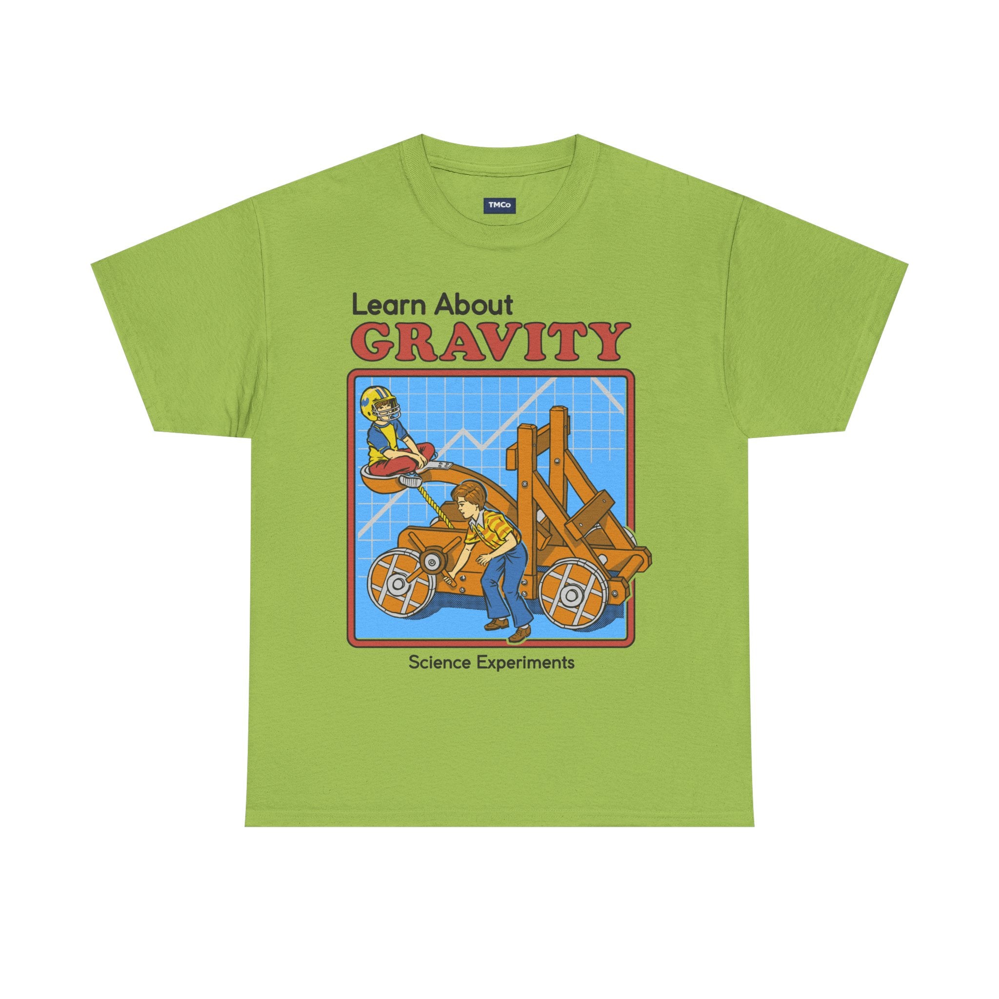 Gravity Science T-Shirt — Learn About Gravity Vintage Science Experiment Tee