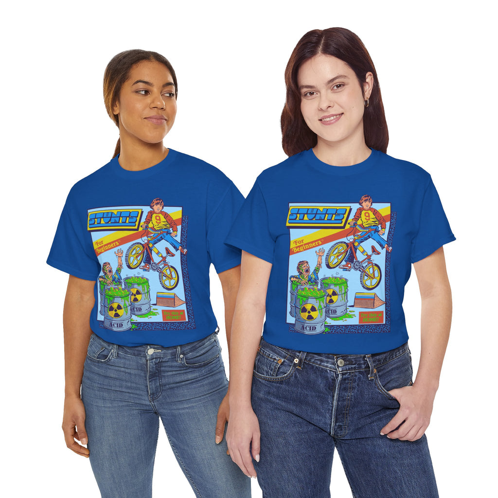 BMX Radioactive Stunt T-Shirt — Retro Bike Graphic Tee