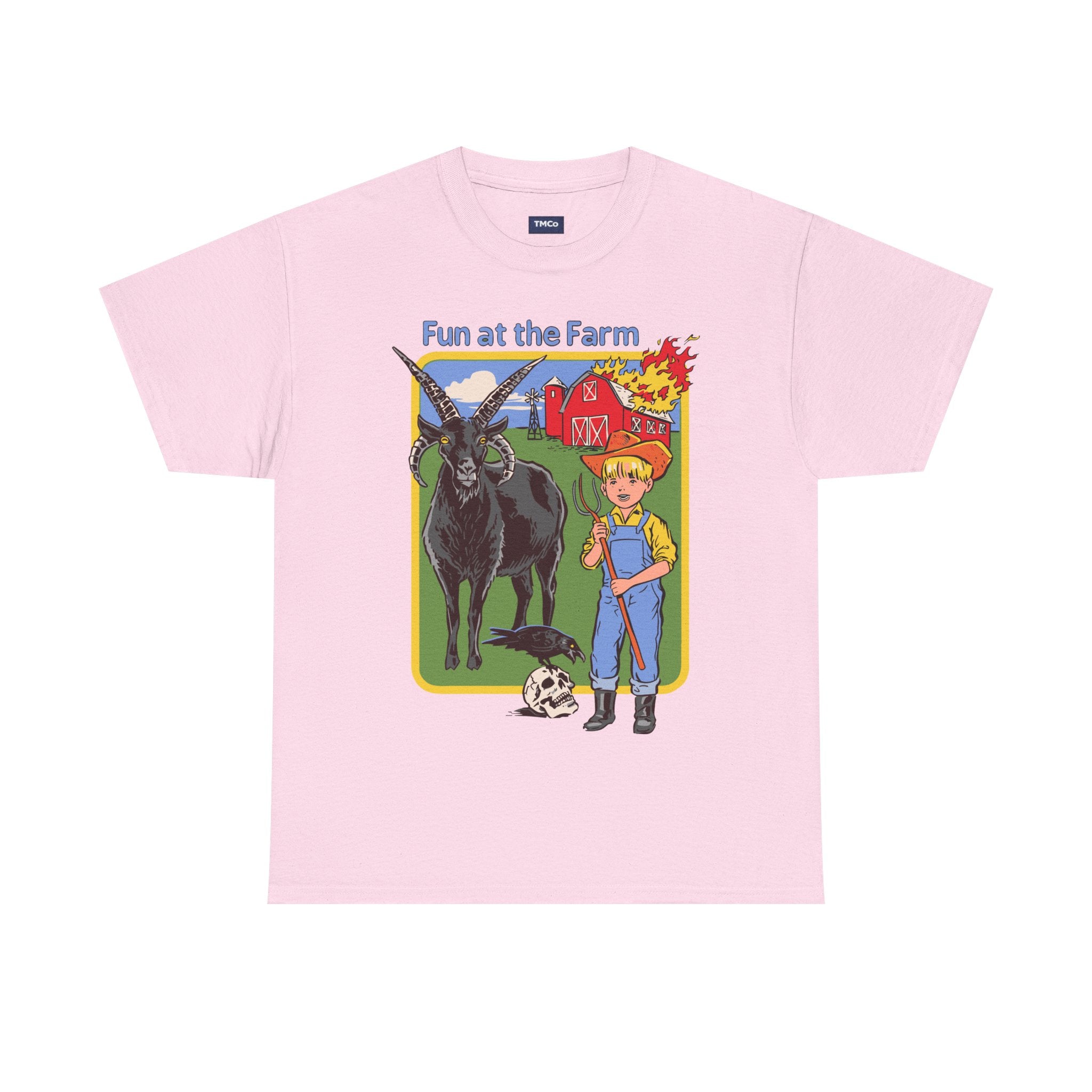 Farm Kids Graphic Tee — "Fun at the Farm" Vintage Barnyard Shirt
