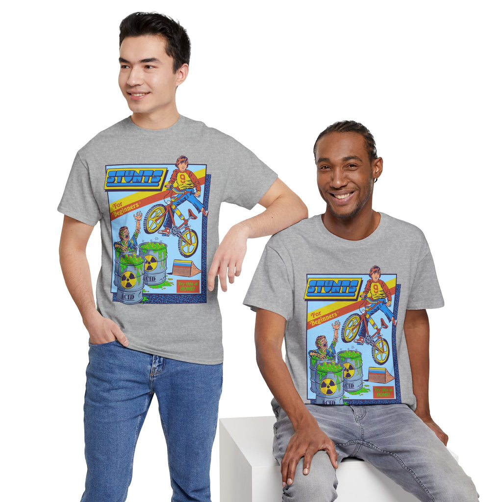 BMX Radioactive Stunt T-Shirt — Retro Bike Graphic Tee
