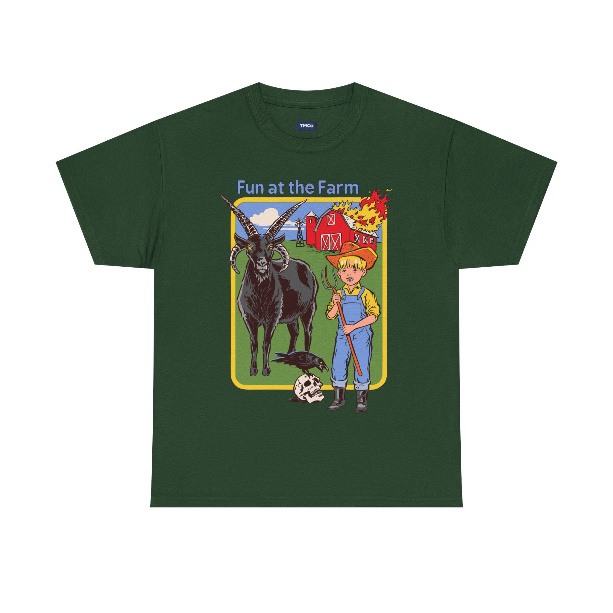 Farm Kids Graphic Tee — "Fun at the Farm" Vintage Barnyard Shirt